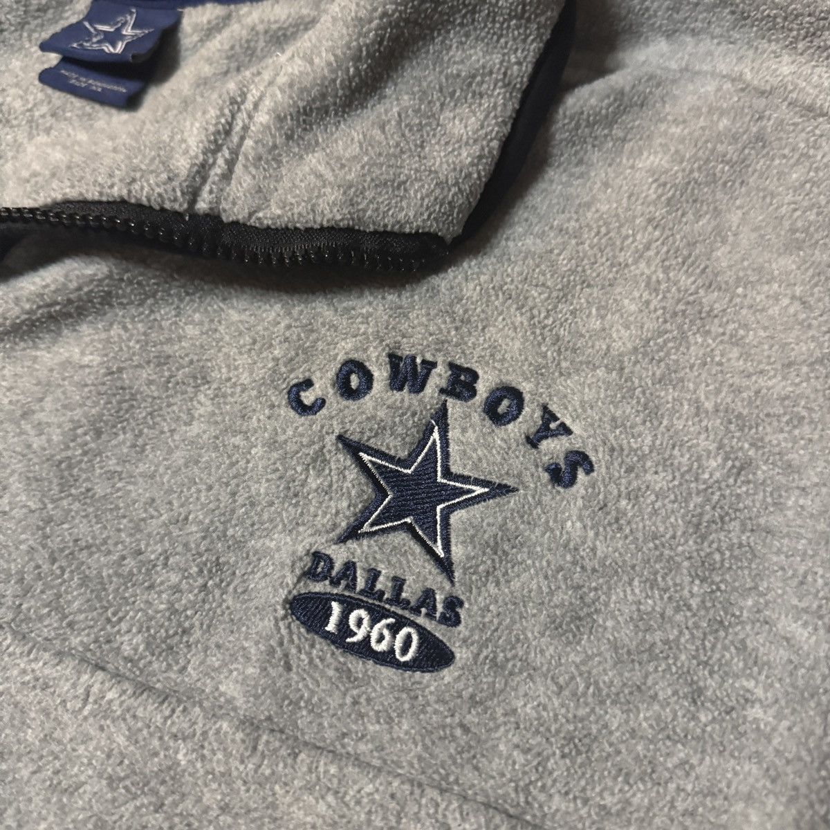 NFL × Vintage Vintage Y2K Dallas Cowboys Embroidered 1/4 Sweatshirt Size US XL / EU 56 / 4 - 13 Thumbnail