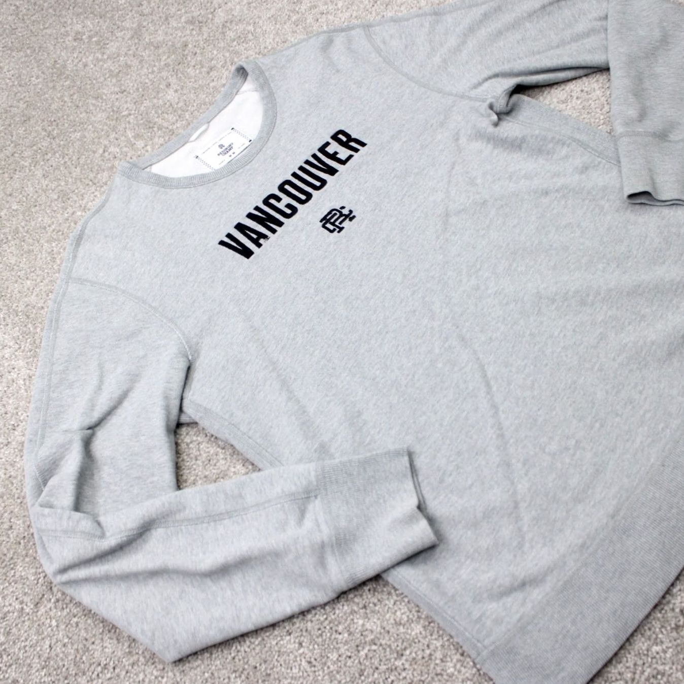 Reigning Champ Reigning Champ Sweatshirt Mens Medium Gray Crewneck Cotton Pullover Vancouver Vintage No Size US M / EU 48-50 / 2 - 7 Thumbnail