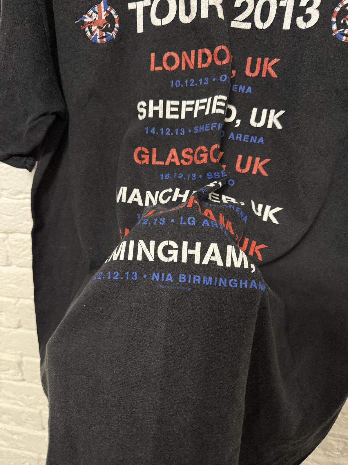Gildan Black Sabbath UK Tour T-shirt 2013 Merch Band Tee Size US L / EU 52-54 / 3 - 6 Thumbnail