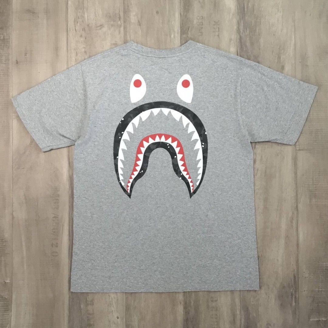 Bape × Stussy BAPE × stussy ILL COLLABORATION Shark T-shirt a bathing ape Size US M / EU 48-50 / 2 - 3 Thumbnail