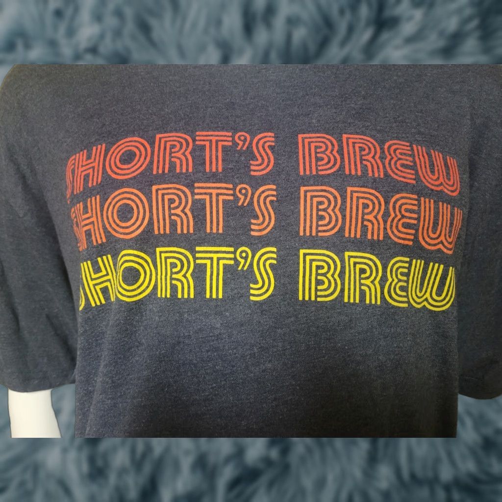 Etro VINTAGE Shorts Brewing Retro Logo Craft Beer T Shirt 3XL XXXL Bellaire MI Shirt Mens Blue Graphic Tee Short Sleeve Crew Neck Logo Beer Retro 3XL Size US XXL / EU 58 / 5 - 1 Thumbnail