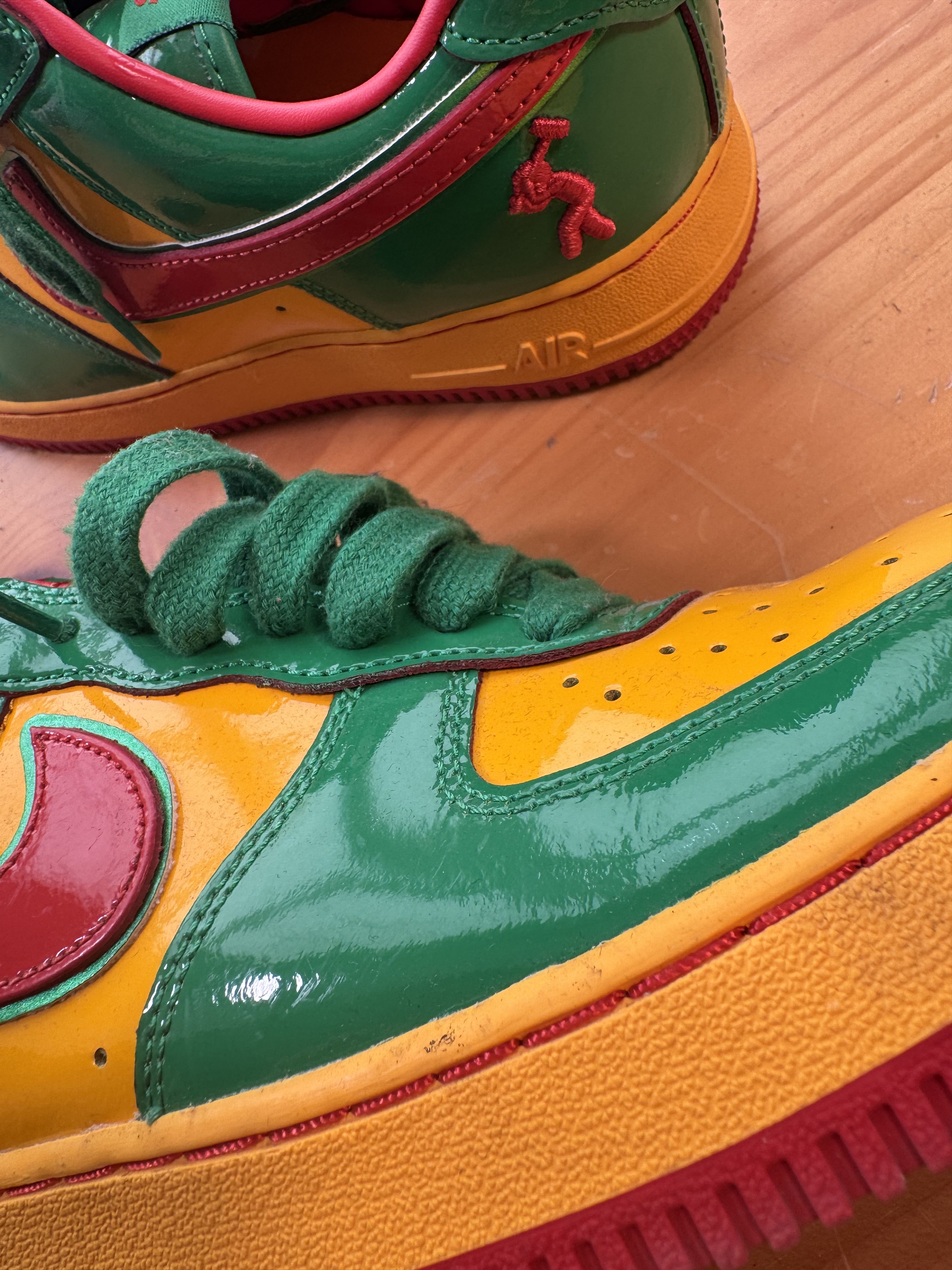 Nike Nike x Concrete Boys Air force 1 Lucky Green Size US 8 / EU 41 - 4 Thumbnail