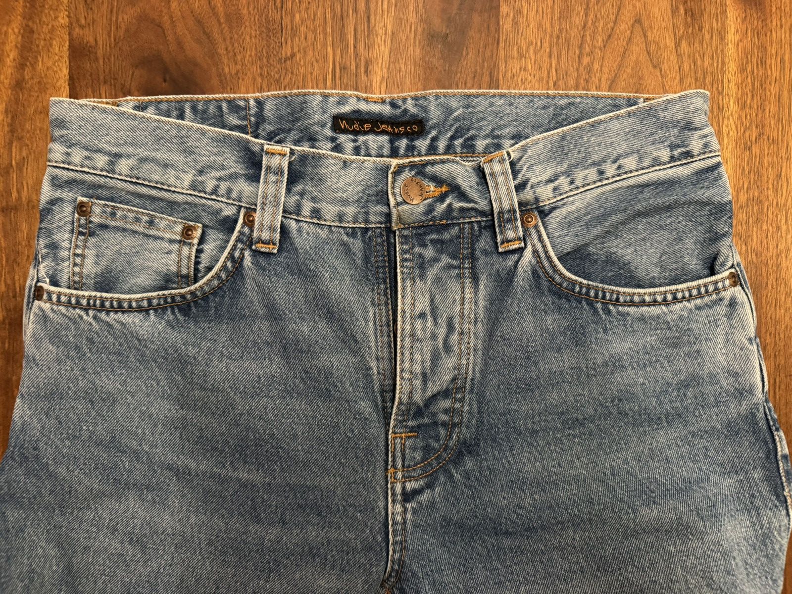 Nudie Jeans Nudie Jeans - Steady Eddie 30 X 32 - “Age of Worn” blue Size US 30 / EU 46 - 9 Thumbnail