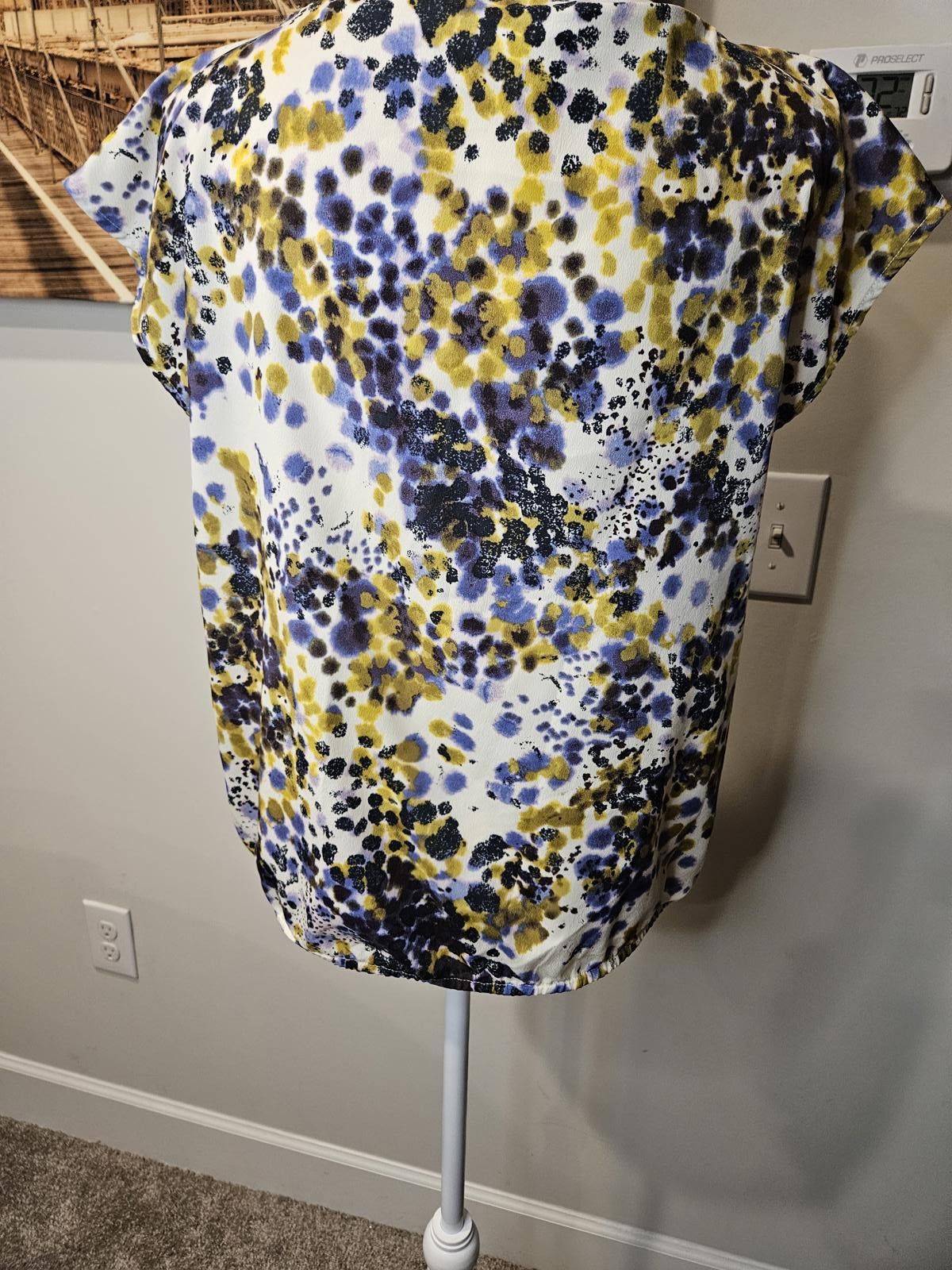 Designer Loft Women's Cap Sleeve Blouse Size M / US 6-8 / IT 42-44 - 3 Thumbnail