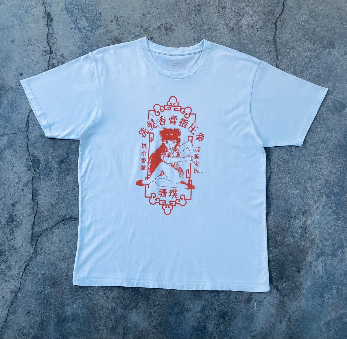 Japanese Brand Vintage Y2k Anime Ramma 1/2 Shampoo characters Tees Size US XL / EU 56 / 4 - 1 Thumbnail