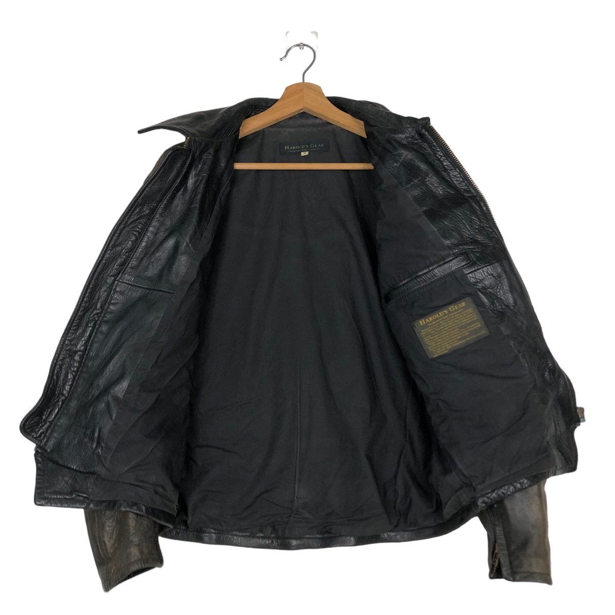 Japanese Brand Vintage Soft Leather Biker Jacket Harold’s Gear IsseyMiyake Size US M / EU 48-50 / 2 - 13 Thumbnail