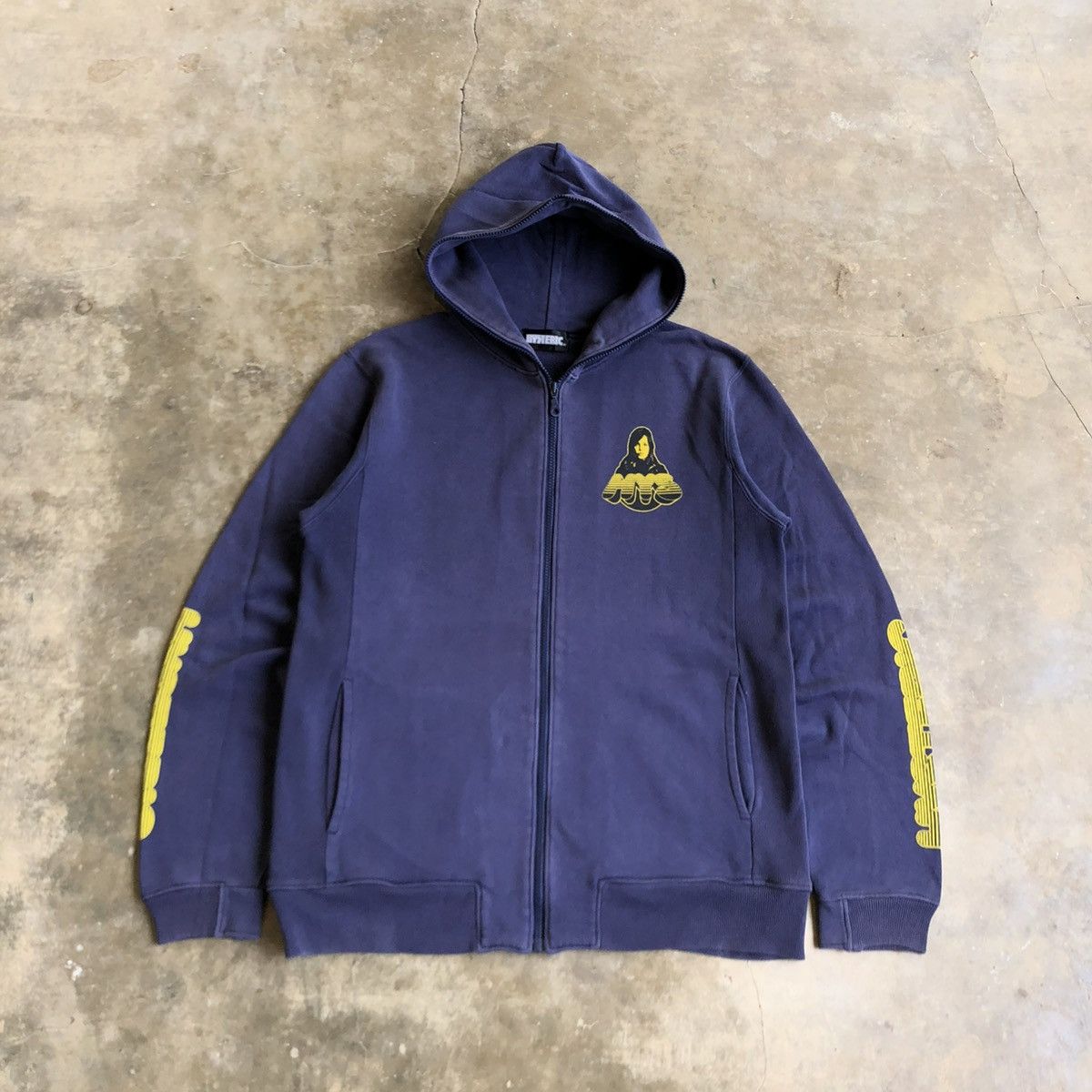 Hysteric Glamour Vintage Hysteric Glamour Woman HYS Full Zipper Hoodie Navy Size US L / EU 52-54 / 3 - 6 Thumbnail