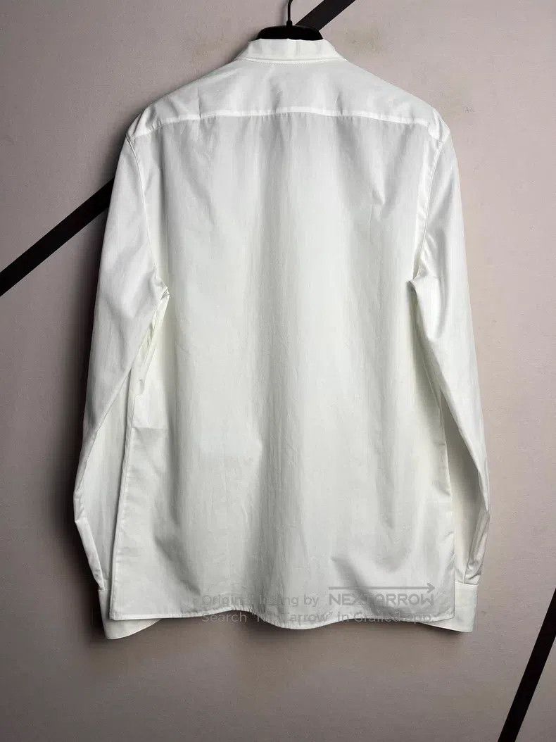 Saint Laurent Paris Saint Laurent Paris size 37 White Lotus Tie Collar Shirt Size US S / EU 44-46 / 1 - 2 Thumbnail