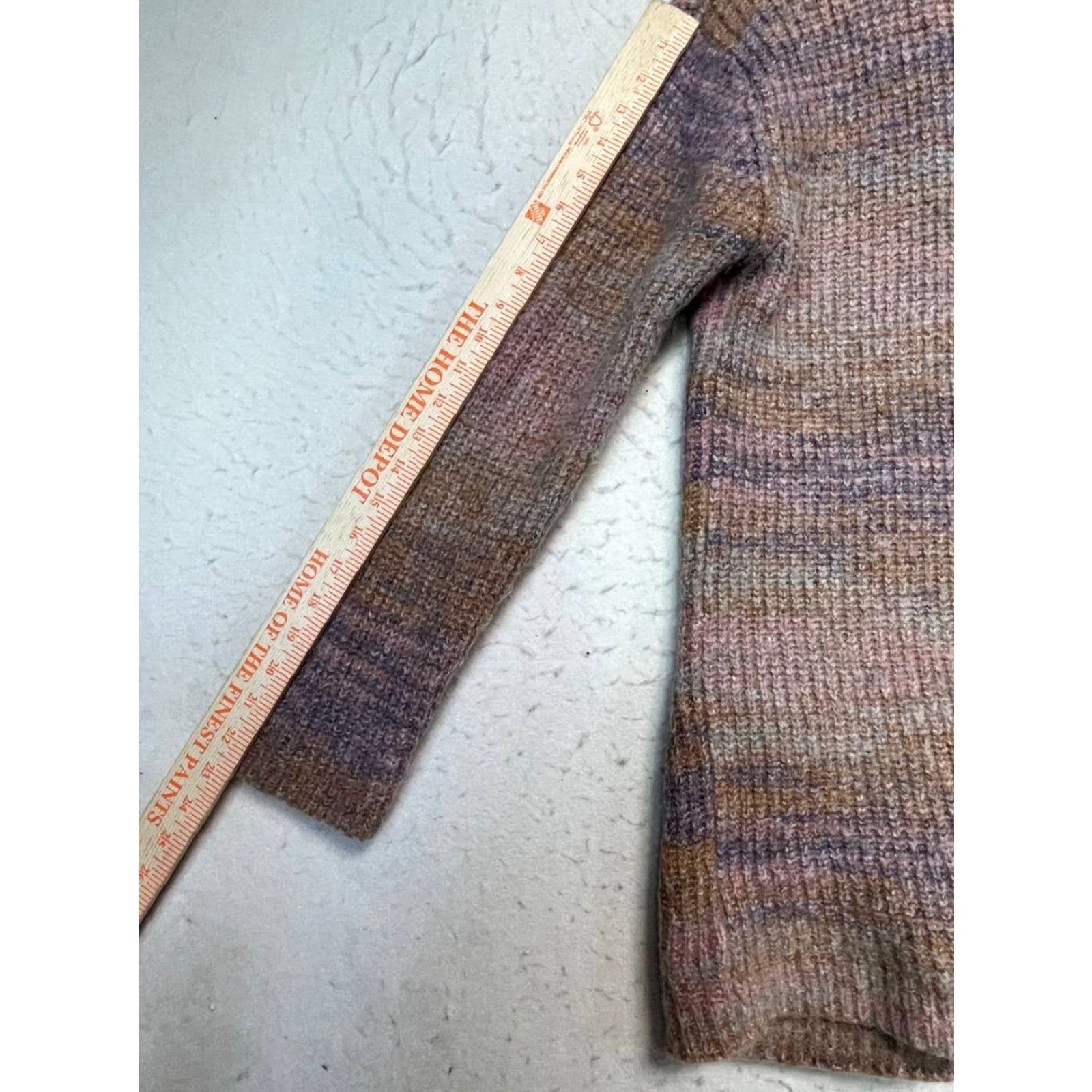 Anthropologie Maeve By Anthropologie Wool Blend Knit Open Cardigan Women's Size Medium Beige Solid Long Sleeve Size XS / US 0-2 / IT 36-38 - 3 Thumbnail