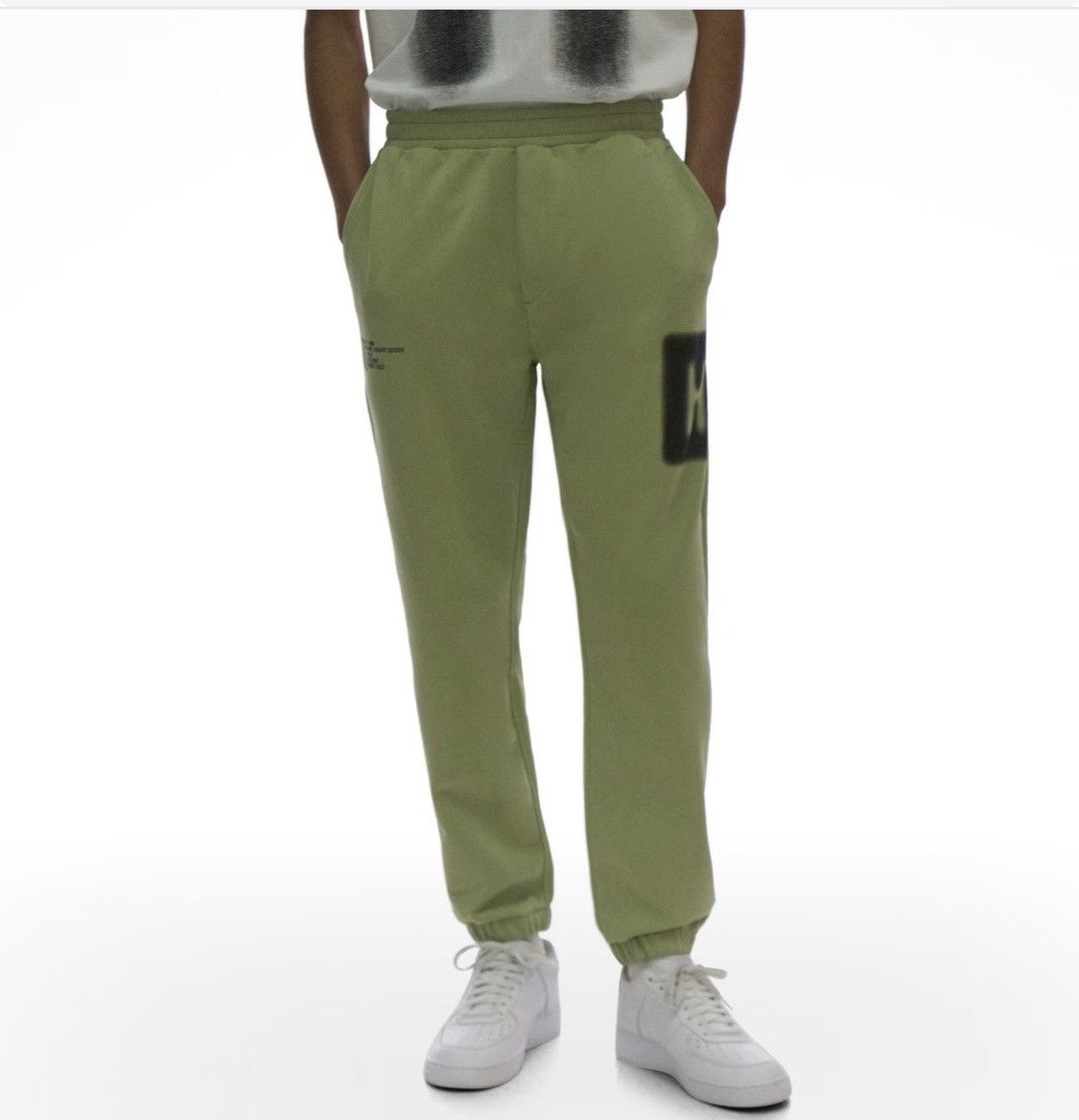 Helmut Lang Helmut Lang Blur Crewneck/Joggers Set Size Medium Size US M / EU 48-50 / 2 - 6 Thumbnail