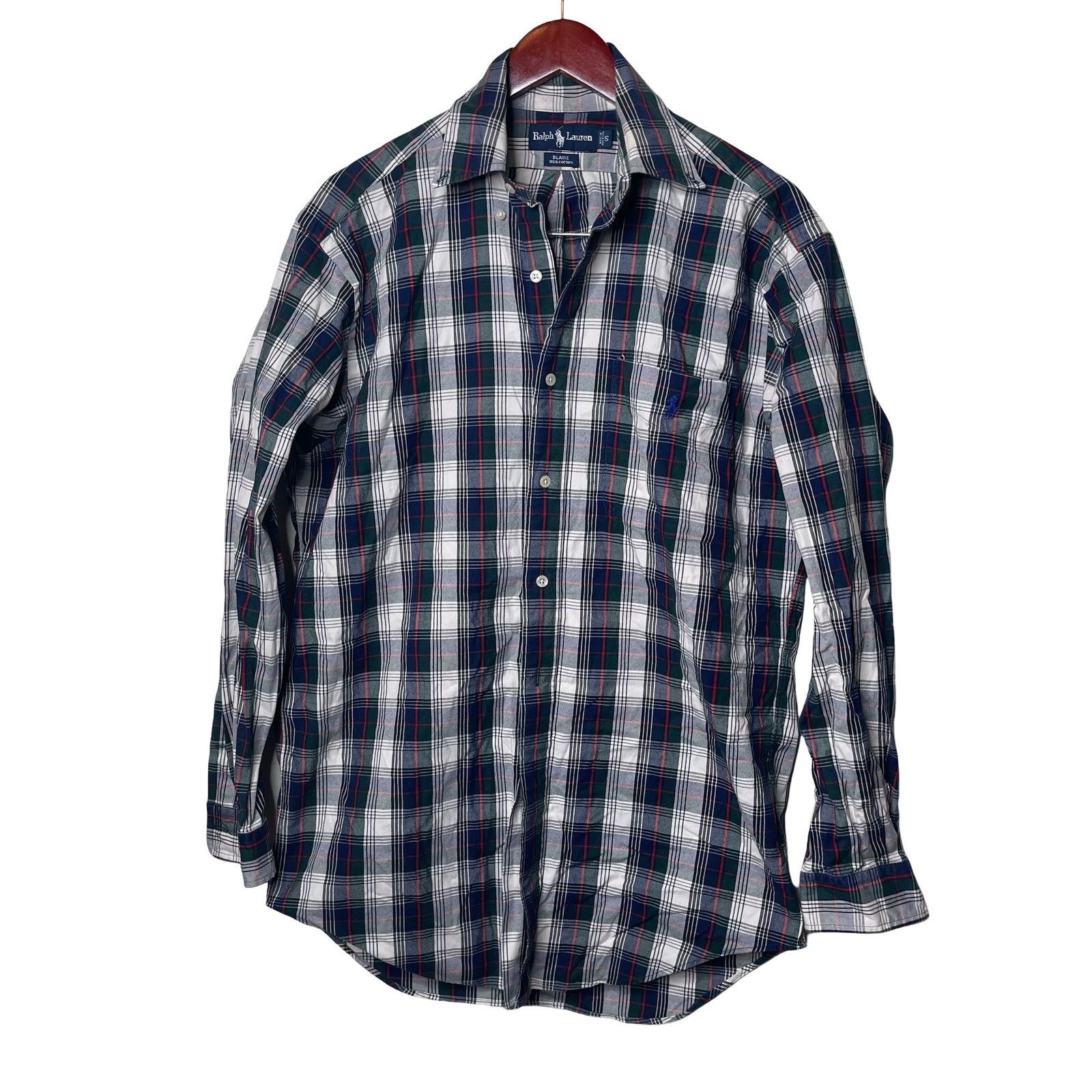 Ralph Lauren Ralph Lauren vintage Blaine green plaid cotton shirt sz S Size US S / EU 44-46 / 1 - 1 Thumbnail