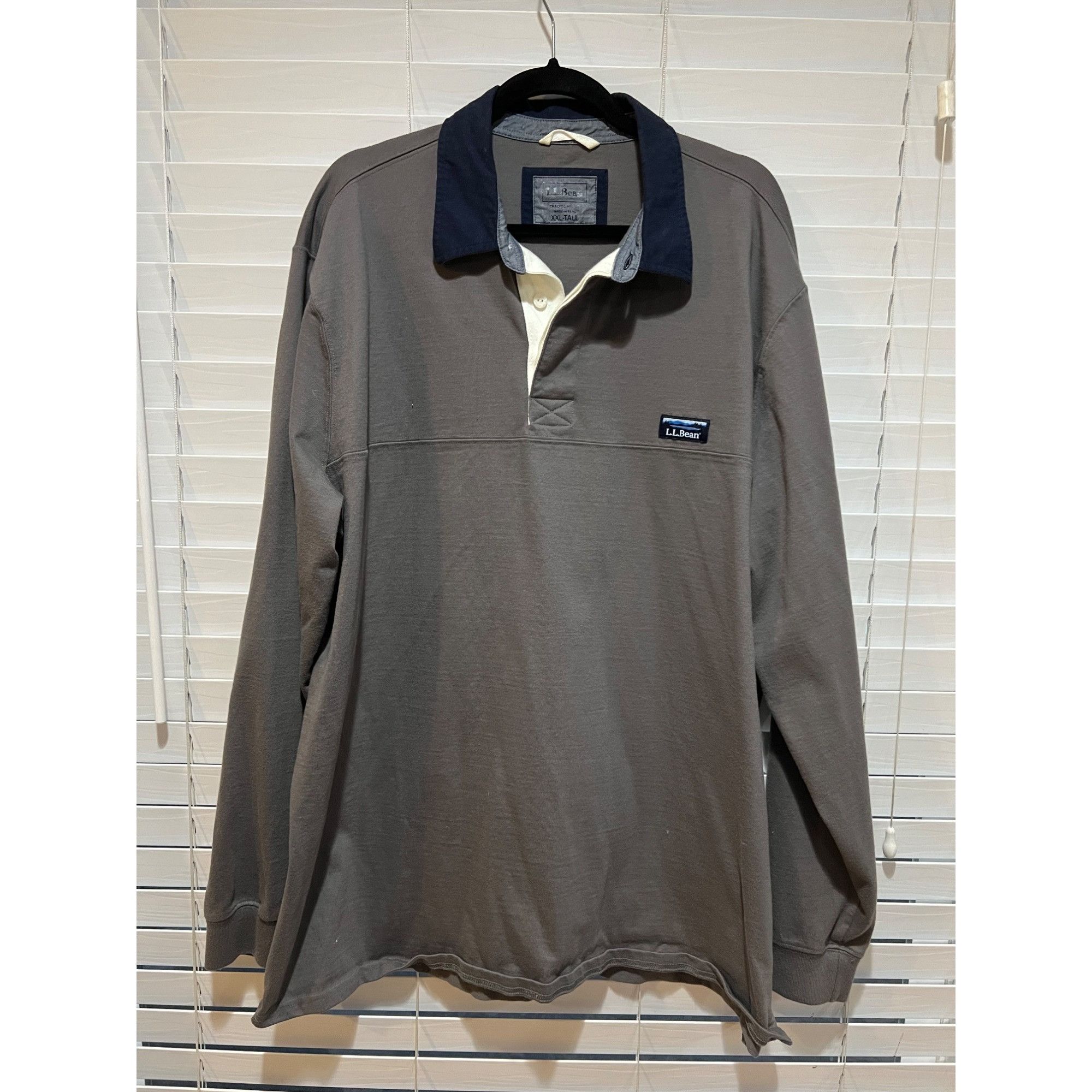 L.L. Bean L.L. Bean Long Sleeve Polo - Size XXLT Size US XXL / EU 58 / 5 - 1 Thumbnail