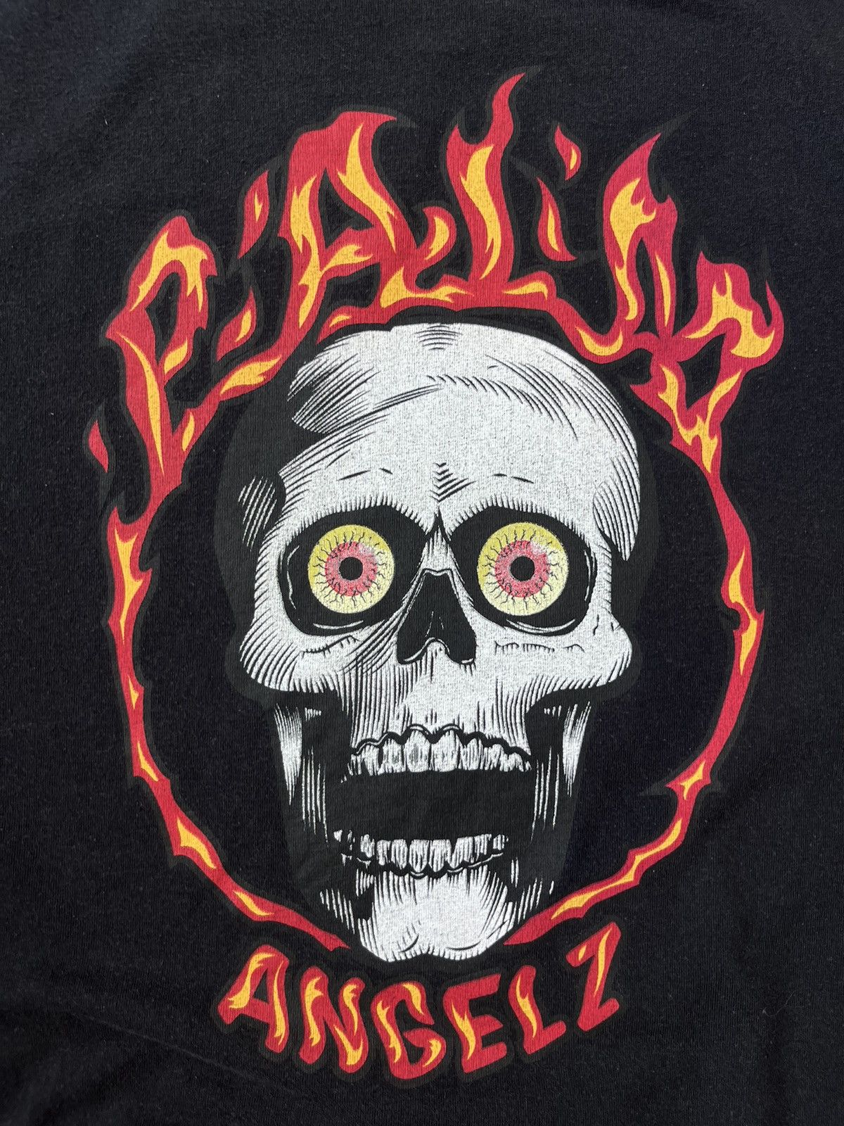 Palm Angels Palm Angels Skull Flame T Shirt Size US S / EU 44-46 / 1 - 5 Thumbnail