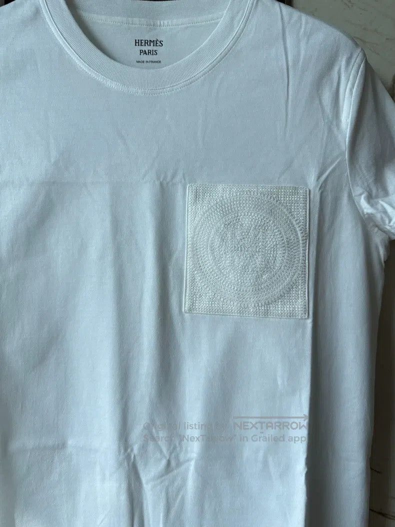 Hermes Hermes Women's white cotton dress with integrated short sk Size XS / US 0-2 / IT 36-38 - 2 Thumbnail