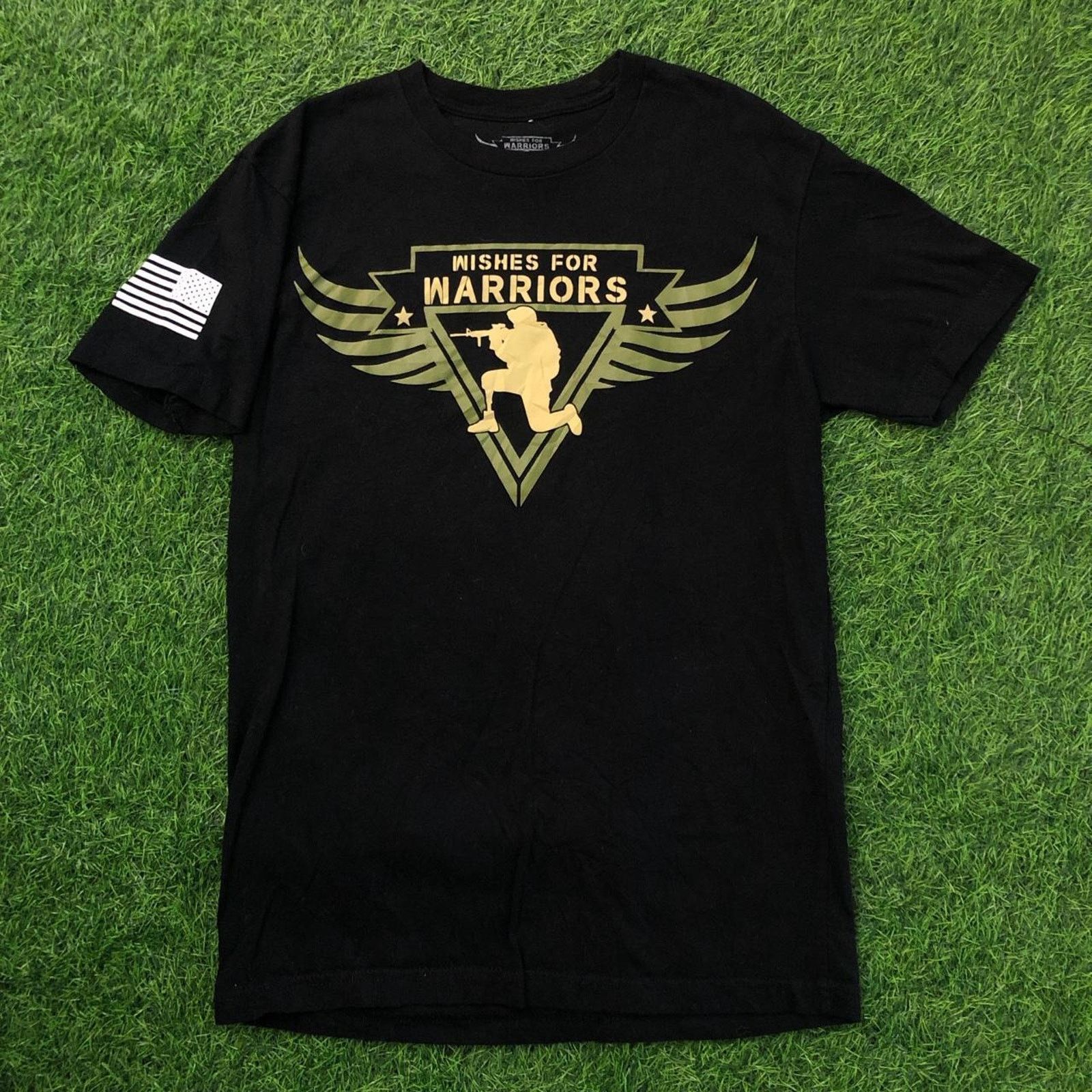 Other Black ‘Wishes For Warriors’ Graphic Tee Size US S / EU 44-46 / 1 - 1 Thumbnail