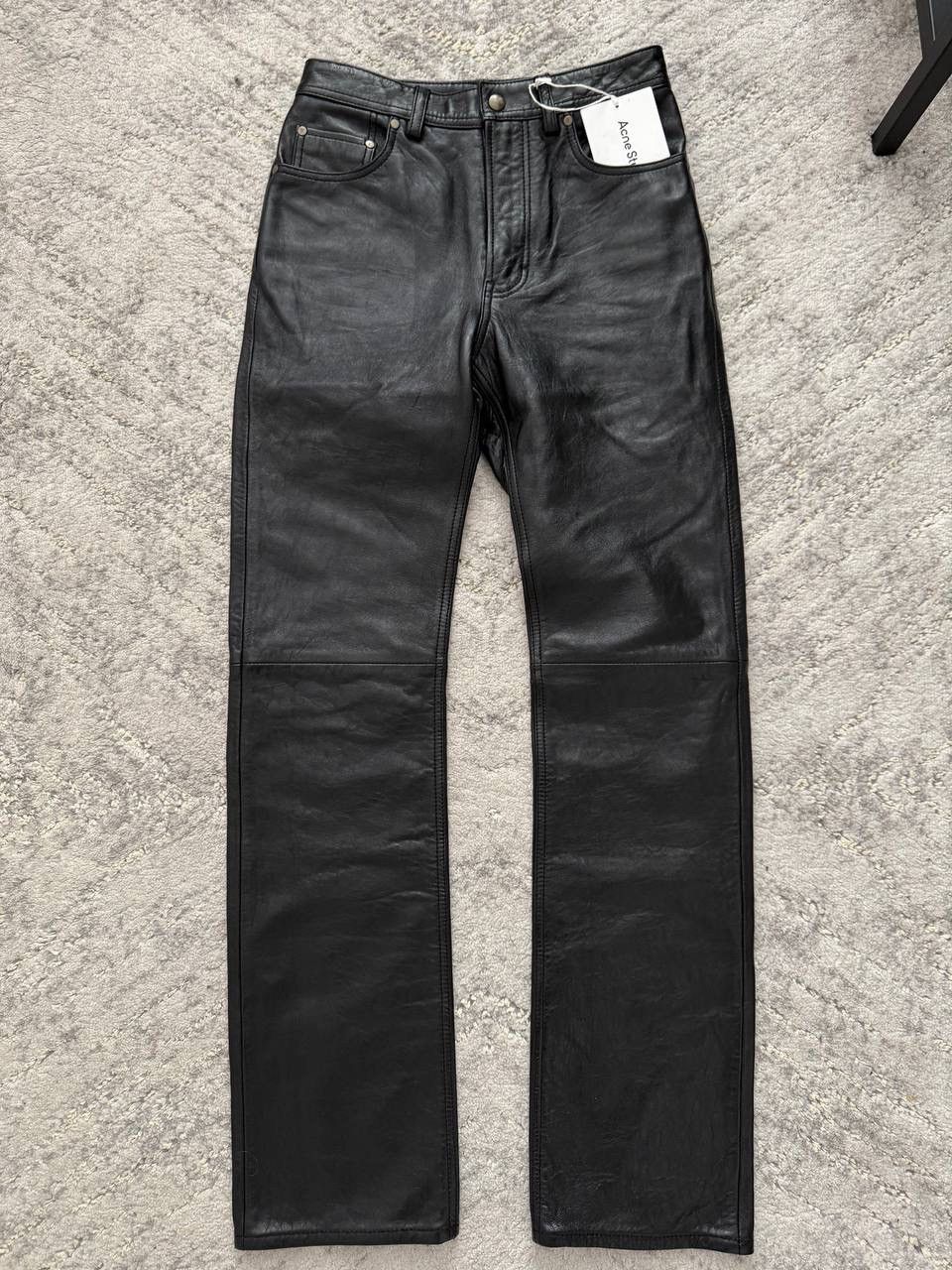 Acne Studios Acne Studios Archive 5-Pocket Leather Trousers Size 34" / US 12 / IT 48 - 1 Thumbnail