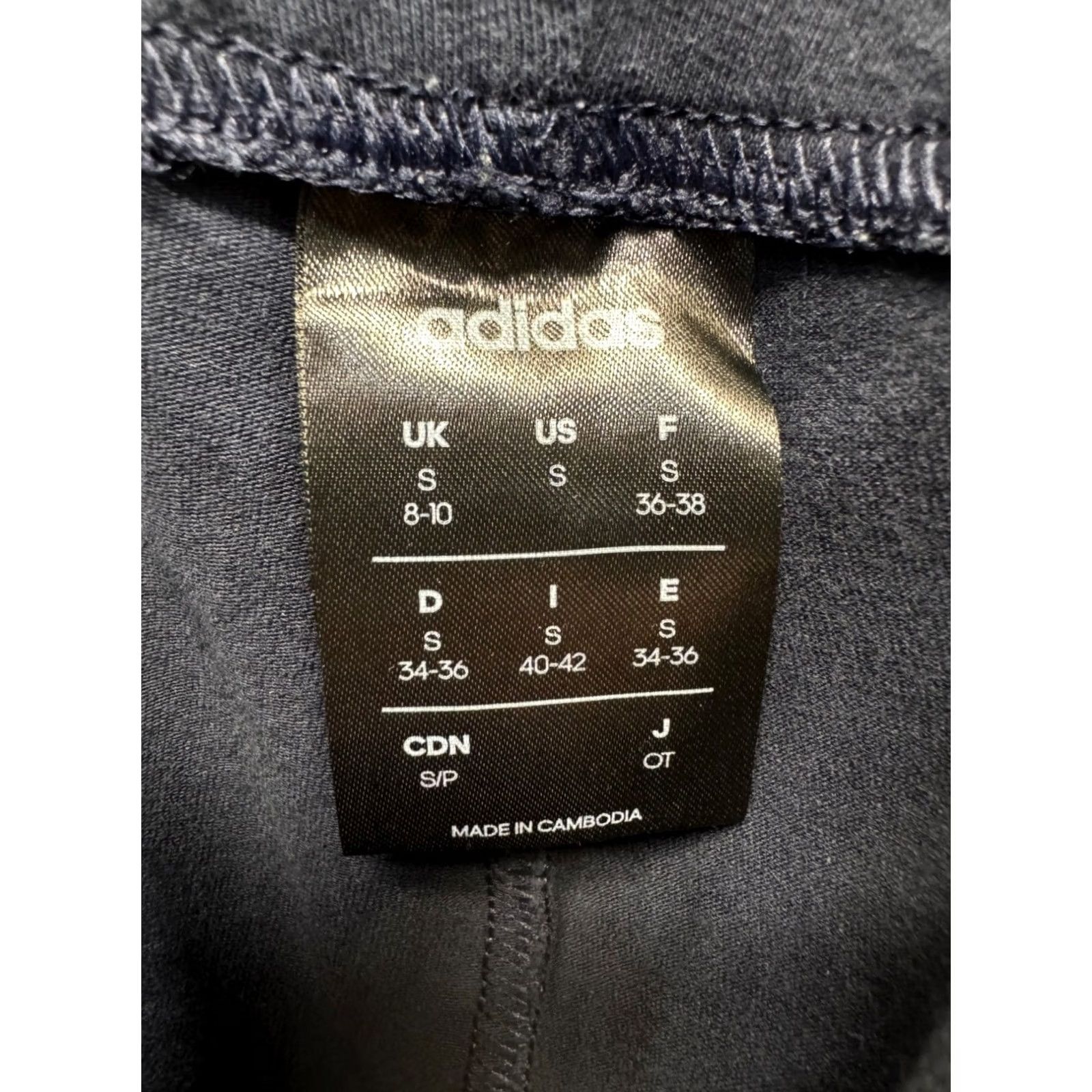 Adidas Adidas Navy Blue Linear Logo Leggings Slim Fit Athletic Pants Womens S Leggings Navy blue Logo Mens? No. Size 28" / US 6 / IT 42 - 4 Thumbnail