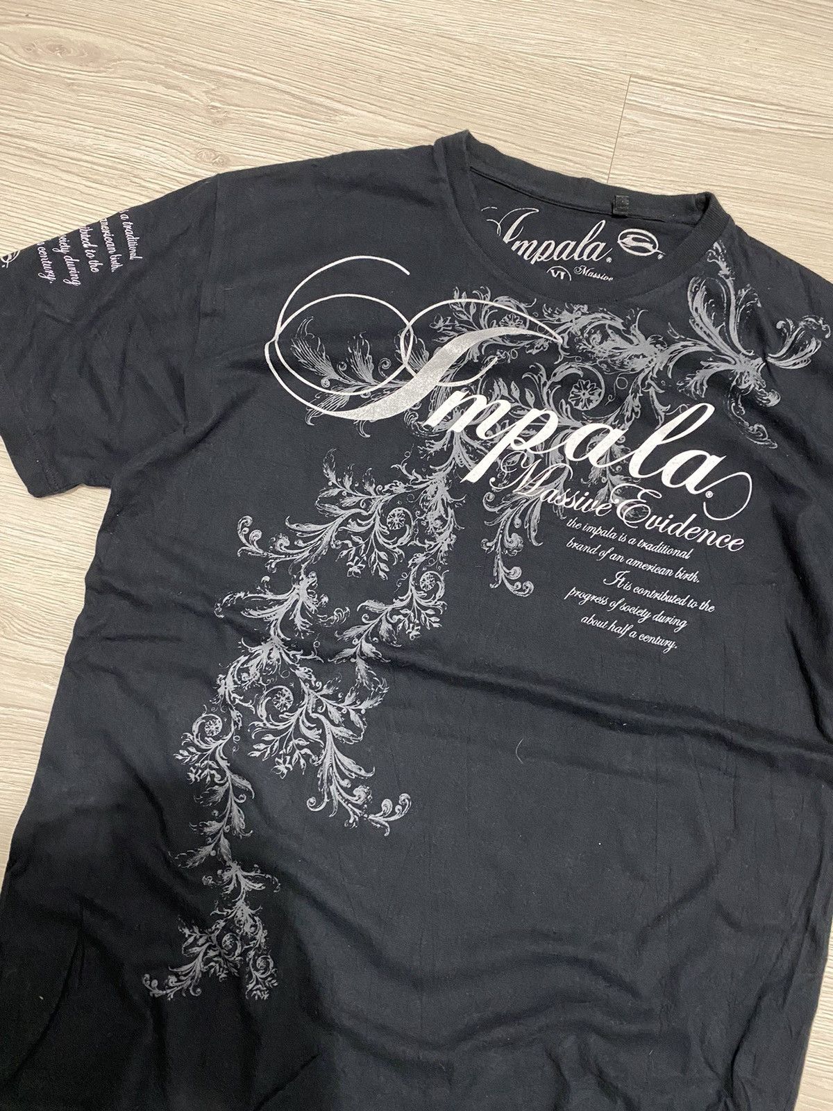 If Six Was Nine × Japanese Brand × KMRii 2000s Impala japanese Poem gothic style tees Size US L / EU 52-54 / 3 - 2 Thumbnail