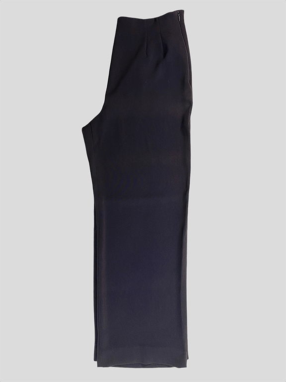 Max Mara Black soft wide leg pant Size 30" / US 8 / IT 44 - 6 Thumbnail