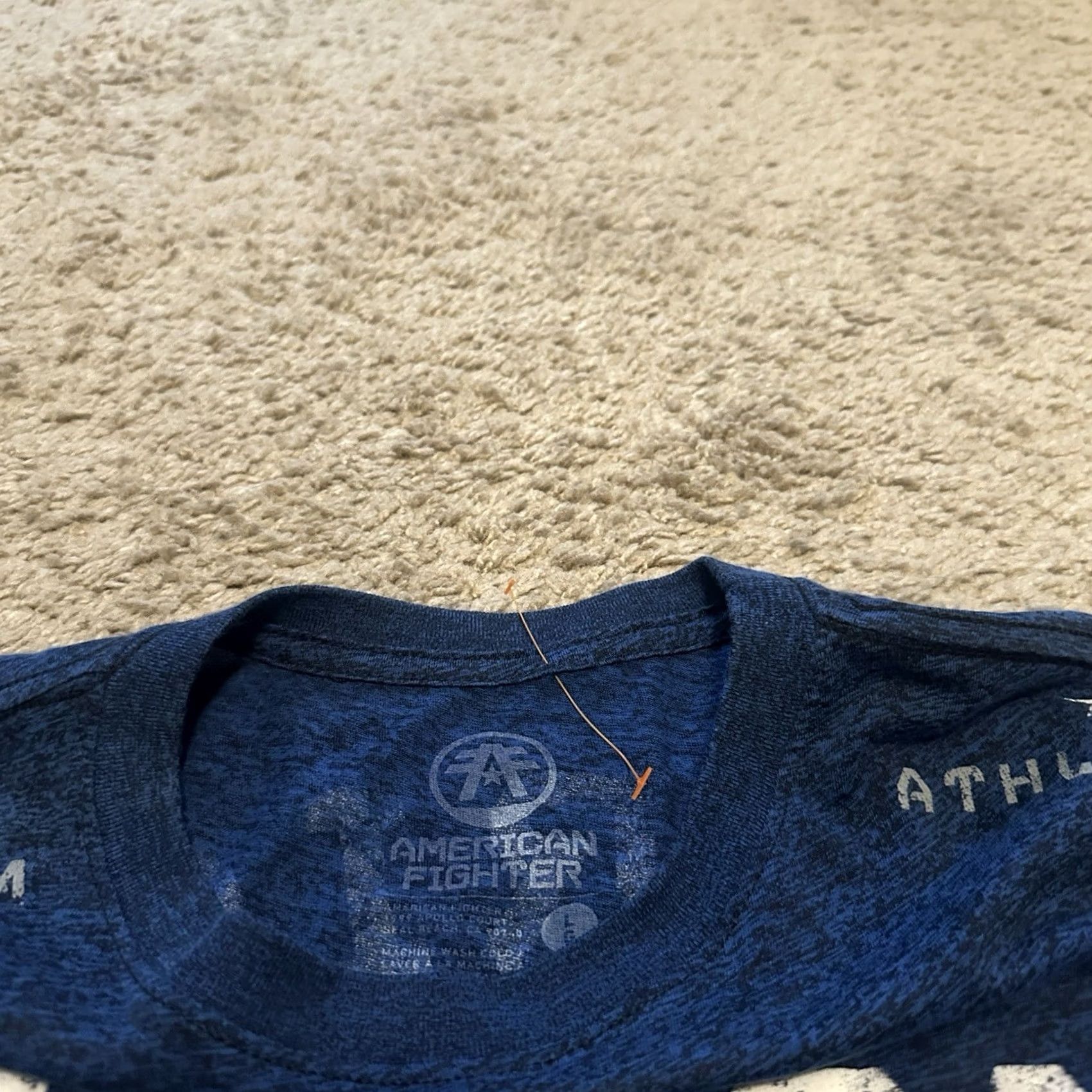 Vintage VINTAGE American Fighter Affliction Shirt Mens Large MMA Grunge Long Sleeve Blue Size US L / EU 52-54 / 3 - 2 Thumbnail