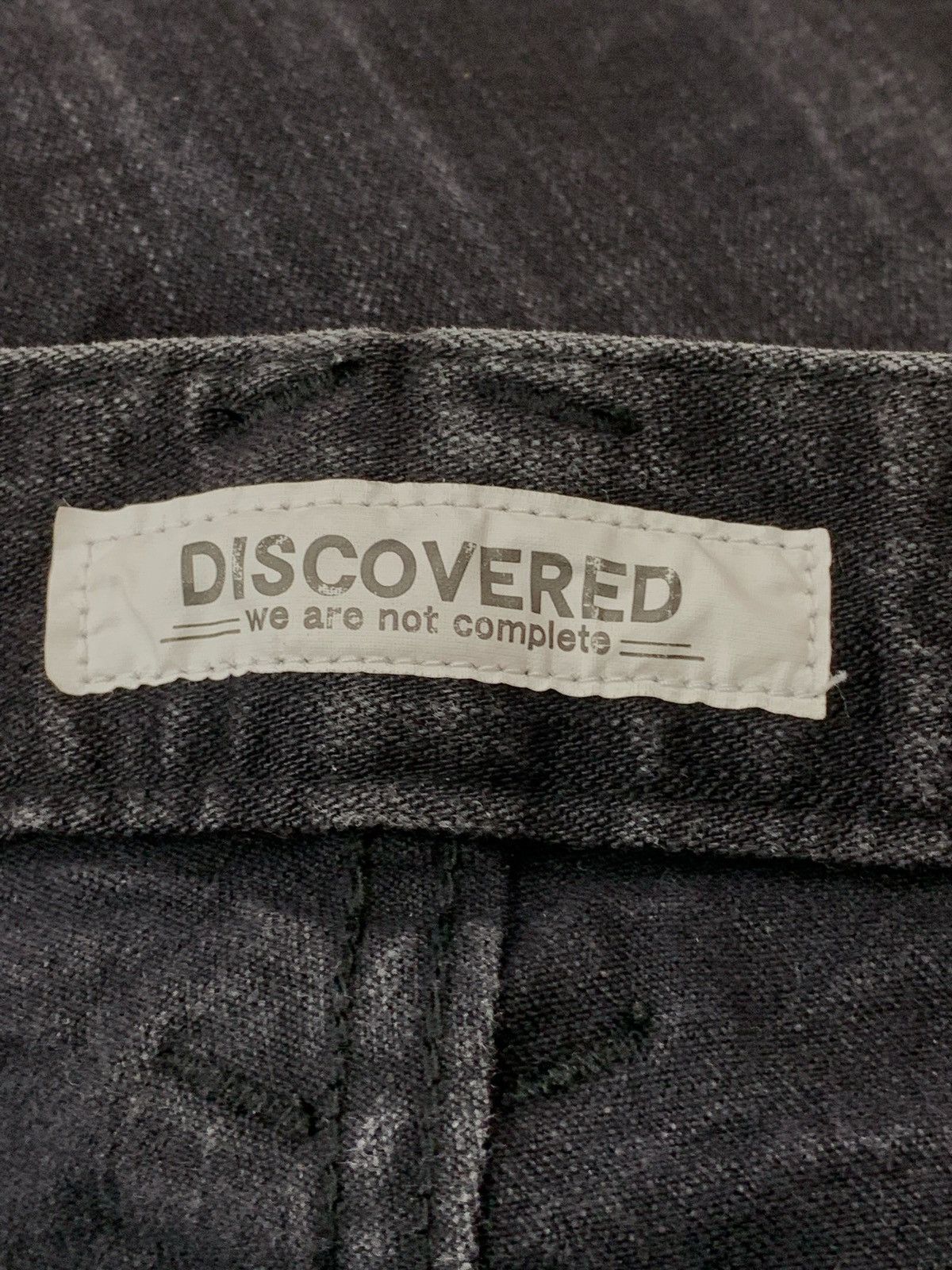 DISCOVERED × Japanese Brand Discovered Japanese Skinny Distressed Denim Pants (AD27) Size 29" - 14 Thumbnail