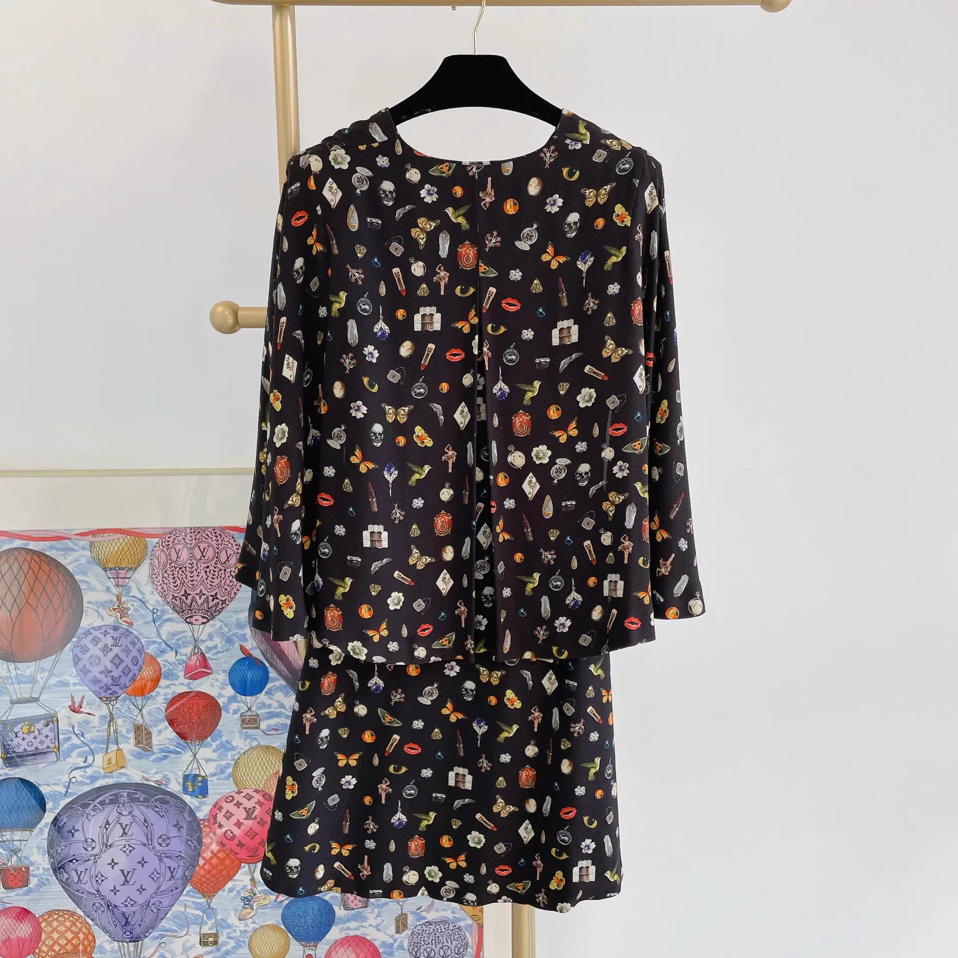 Alexander McQueen Alexander McQUEEN all-over print dress EU40 Size M / US 6-8 / IT 42-44 - 2 Thumbnail