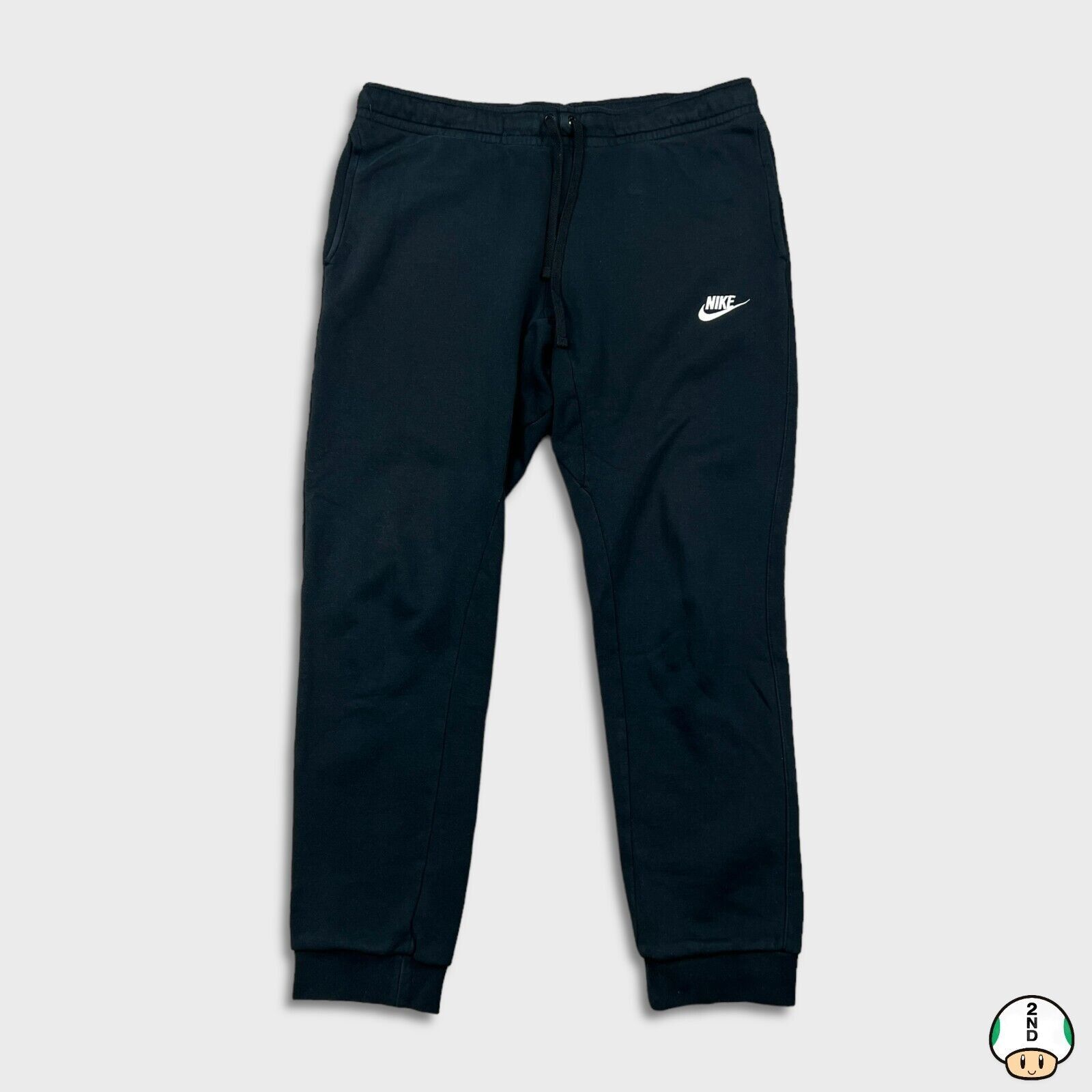 Nike × Vintage Nike Sportswear Sweatpants Large Swoosh Fleece Gym Jogger Size US 34 / EU 50 - 1 Thumbnail