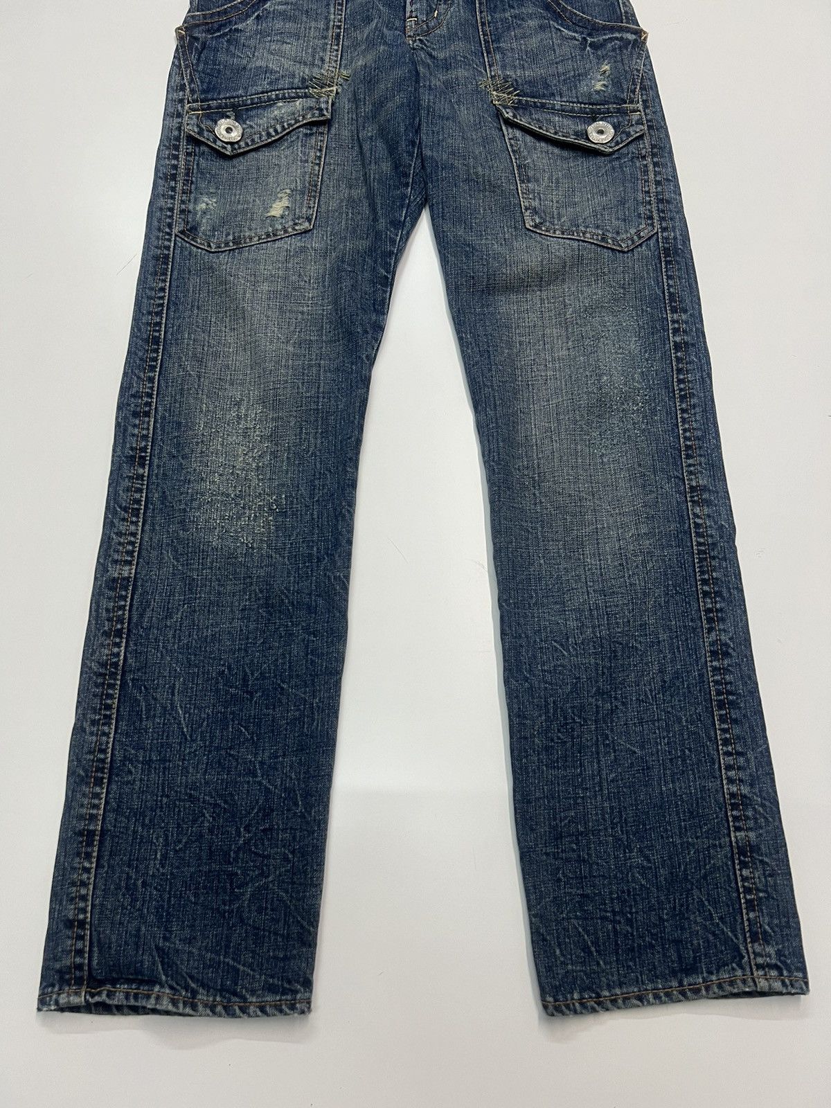 Japanese Brand ANTIGAUGE BUSHPANT DENIM JEANS SIZE 30 Size US 30 / EU 46 - 4 Thumbnail