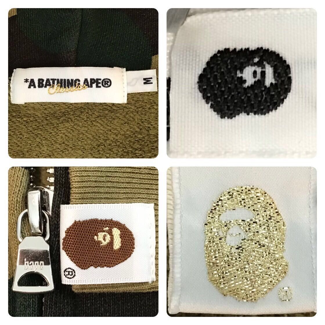 Bape × Nigo BAPE Shark full zip hoodie woodland camo a bathing ape Size US M / EU 48-50 / 2 - 7 Thumbnail