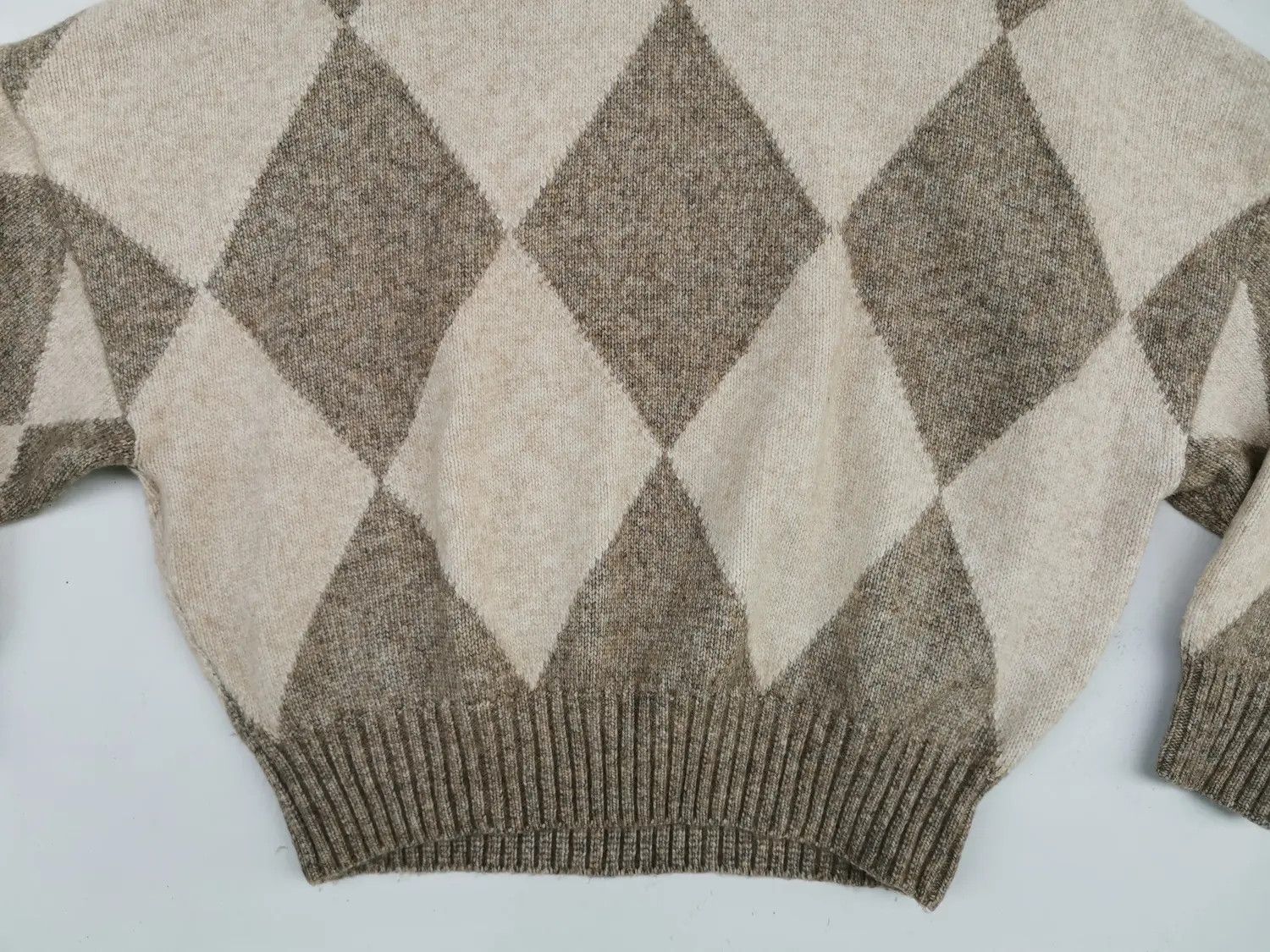 Aran Isles Knitwear × H&M × Pringle Of Scotland Pringle of Scotland x H&M Checkered Knitwear Size US M / EU 48-50 / 2 - 10 Thumbnail