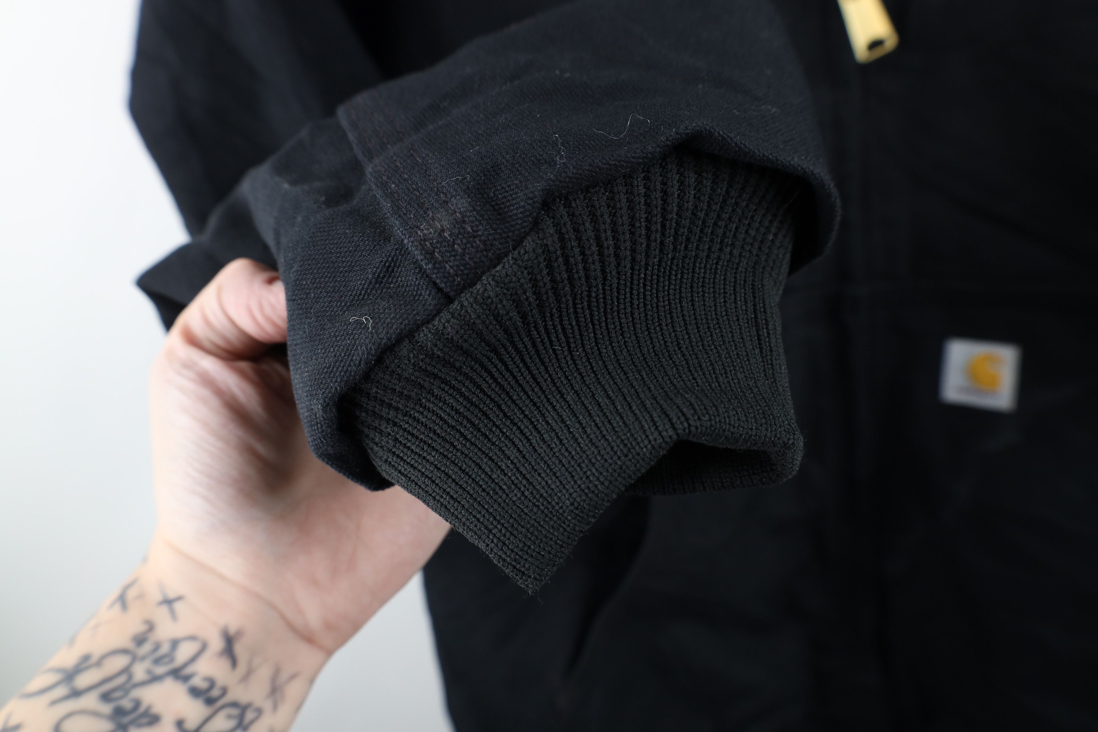 Carhartt Vintage Y2K Carhartt Quilted Canvas Hooded Jacket Black USA Size US XL / EU 56 / 4 - 8 Thumbnail