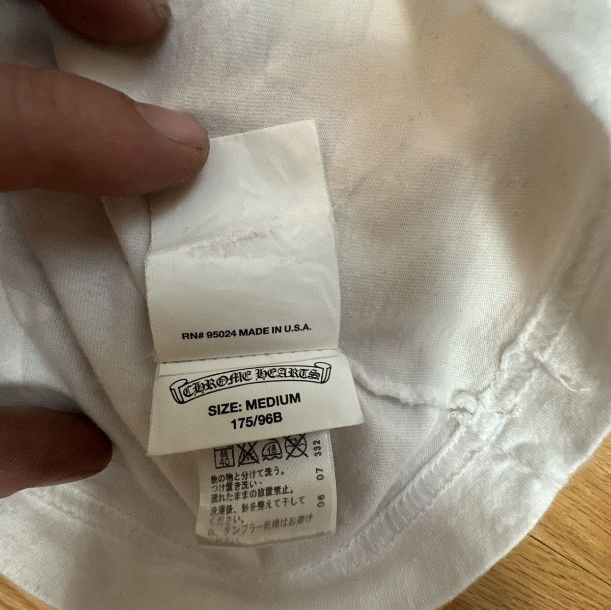 Chrome Hearts Chrome Hearts Horseshoe Scroll Stars Logo Tee Size US M / EU 48-50 / 2 - 14 Thumbnail