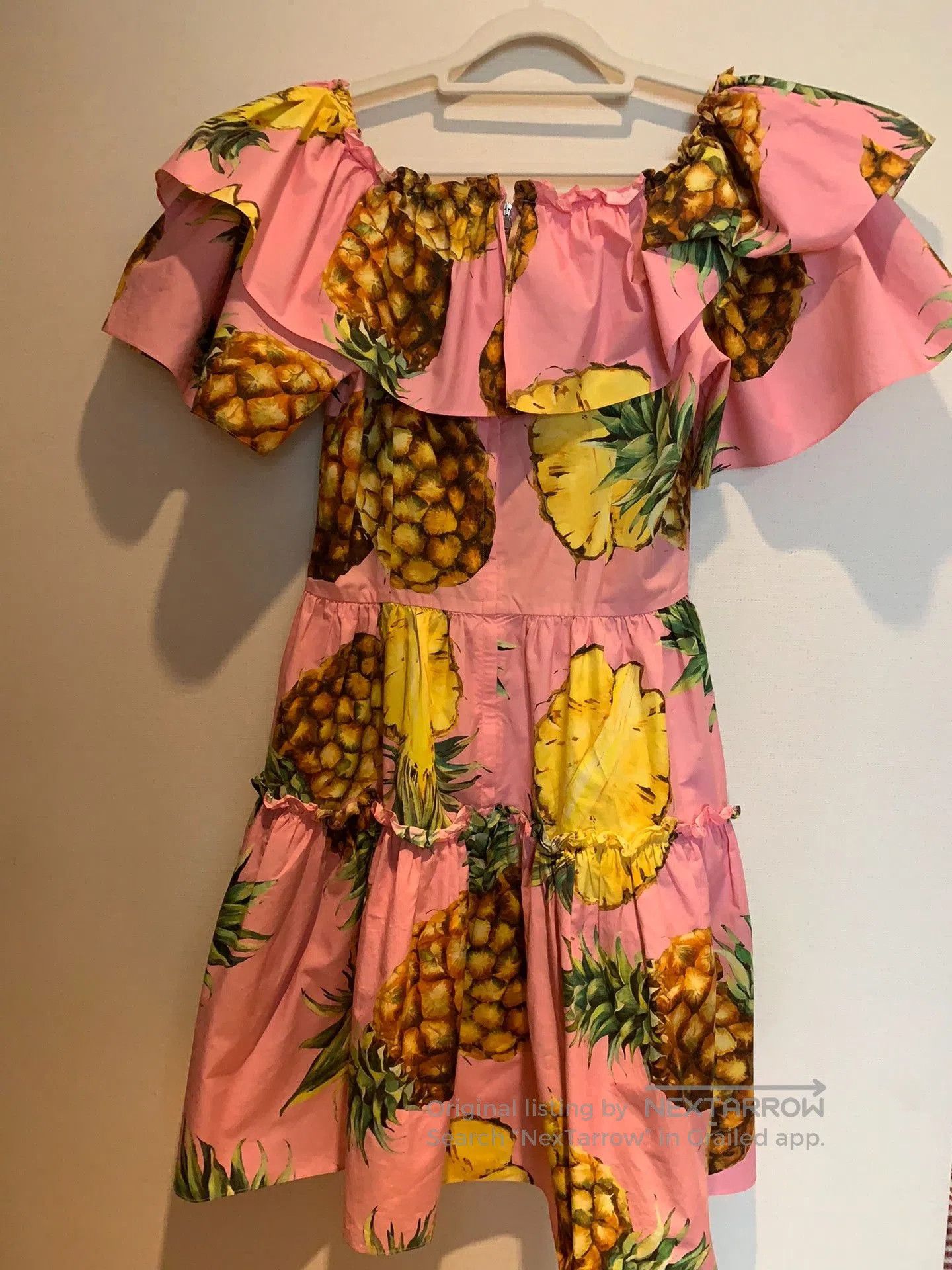 Dolce & Gabbana Dolce & Gabbana Pineapple Print Dress. Size M / US 6-8 / IT 42-44 - 3 Thumbnail