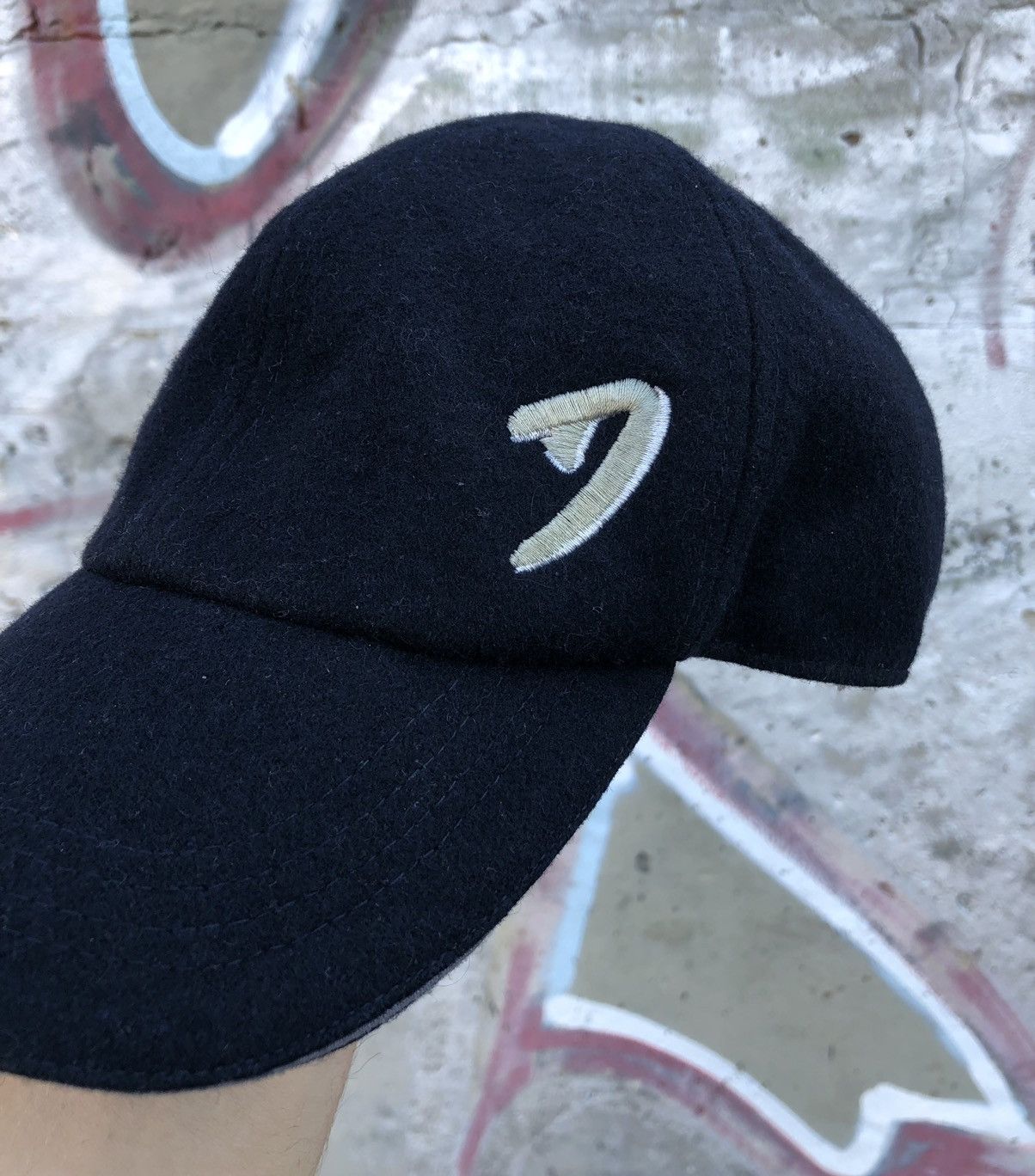 Armani × Vintage Armani Jeans Vintage Wool Cap Size ONE SIZE - 4 Thumbnail