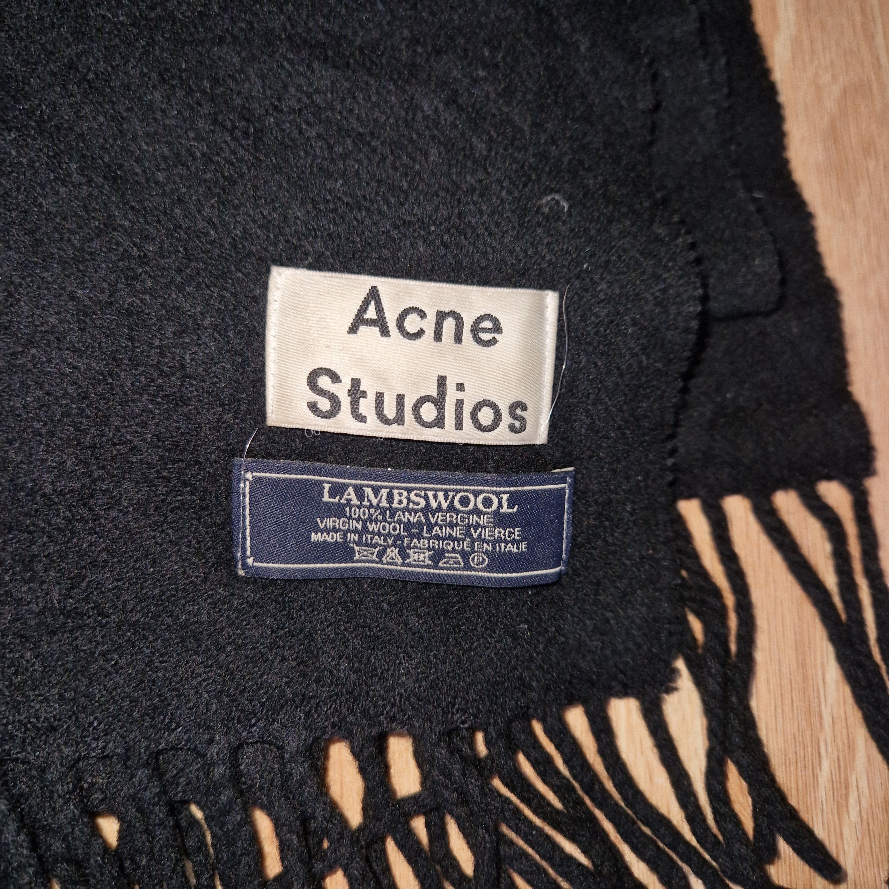 Acne Studios Acne studio 100% lana vergine big scarf 70x180 Size ONE SIZE - 4 Thumbnail