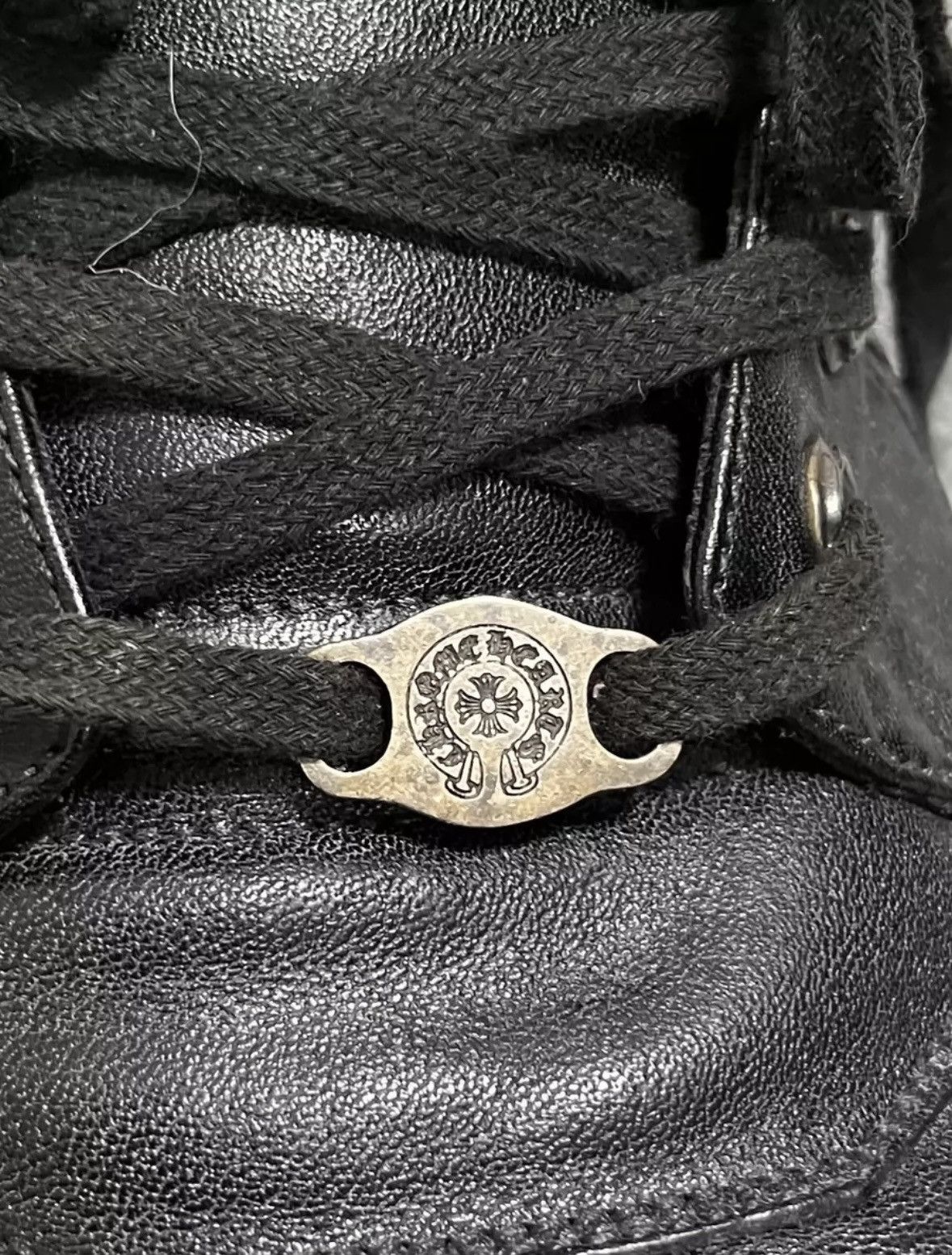 Rickowens chrome hearts boots