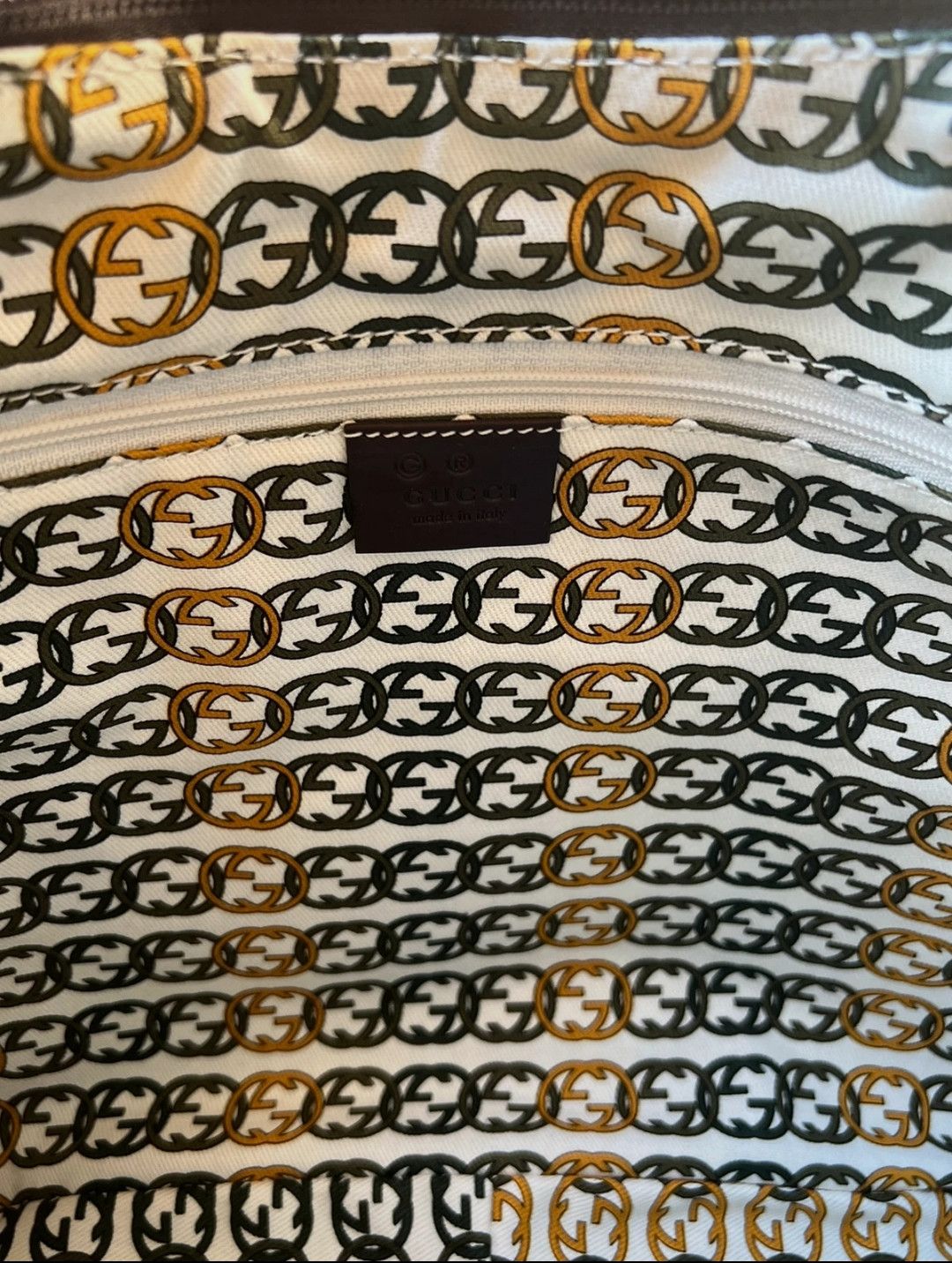 Gucci Gucci shoulder bag in brown canvas Size ONE SIZE - 10 Thumbnail