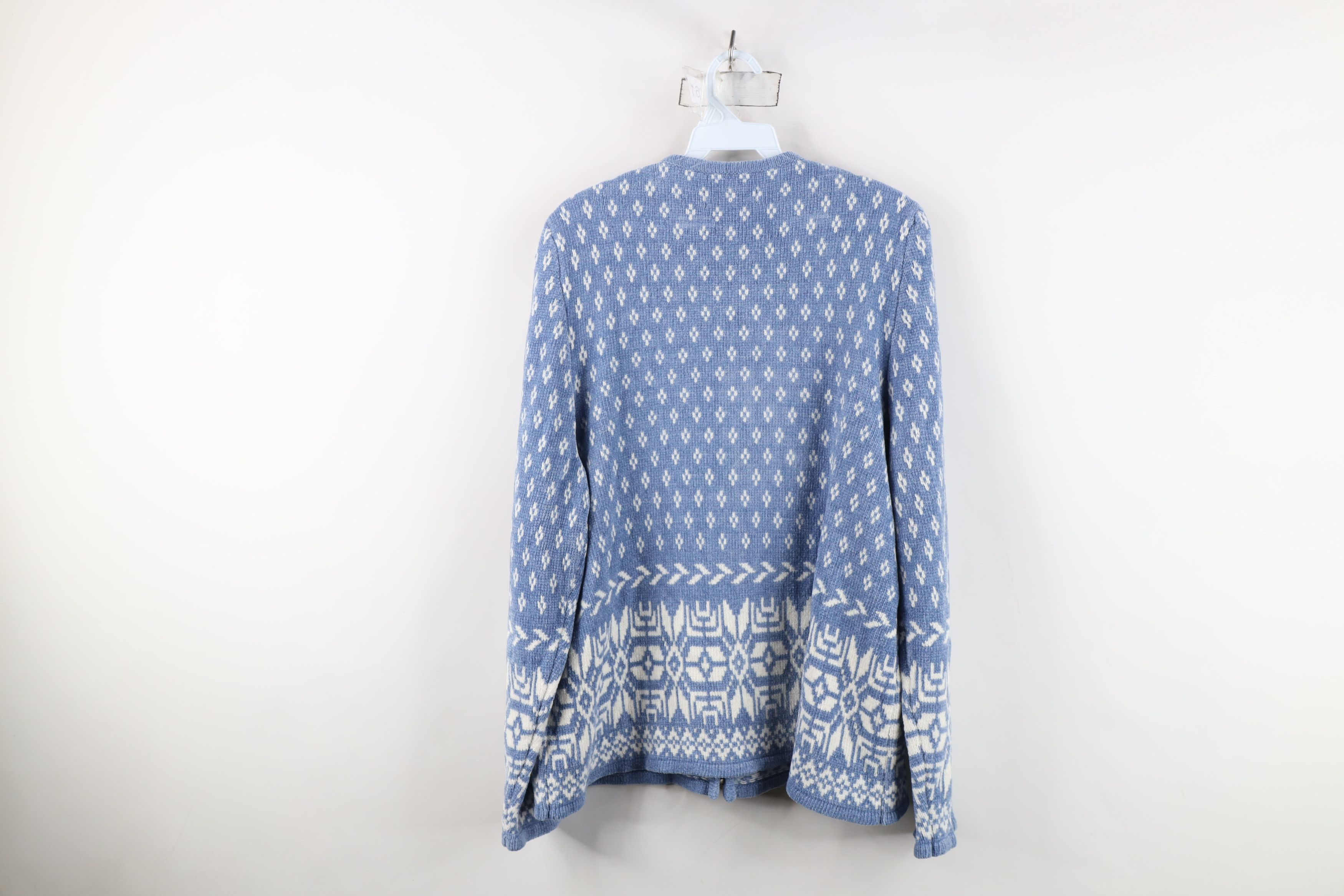 Vintage Vintage 90s Streetwear Nordic Fleece Clasp Cardigan Sweater Size XL / US 12-14 / IT 48-50 - 11 Thumbnail