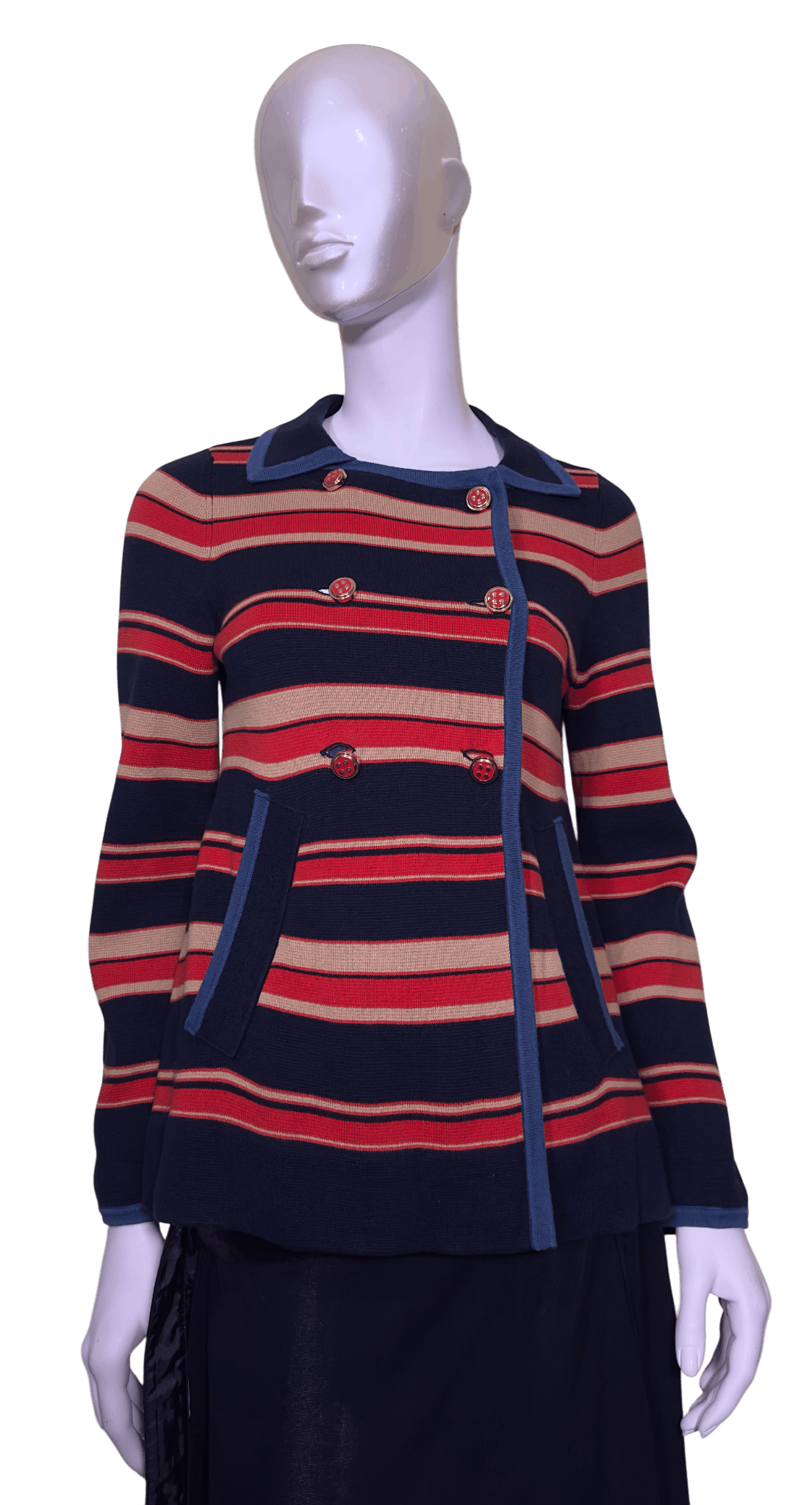 Marc by Marc Jacobs Kate Double Breasted Striped Blazer Size S / US 4 / IT 40 - 1 Thumbnail