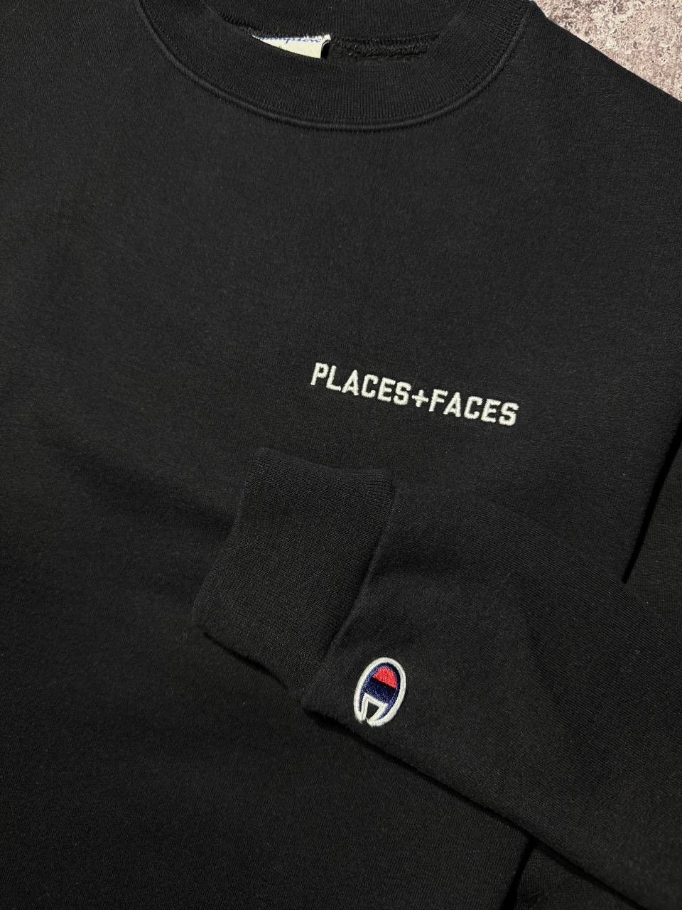 Places + Faces Places + Faces & Champion Rare Sblack Sweatshirt Streetwear Size US S / EU 44-46 / 1 - 7 Thumbnail