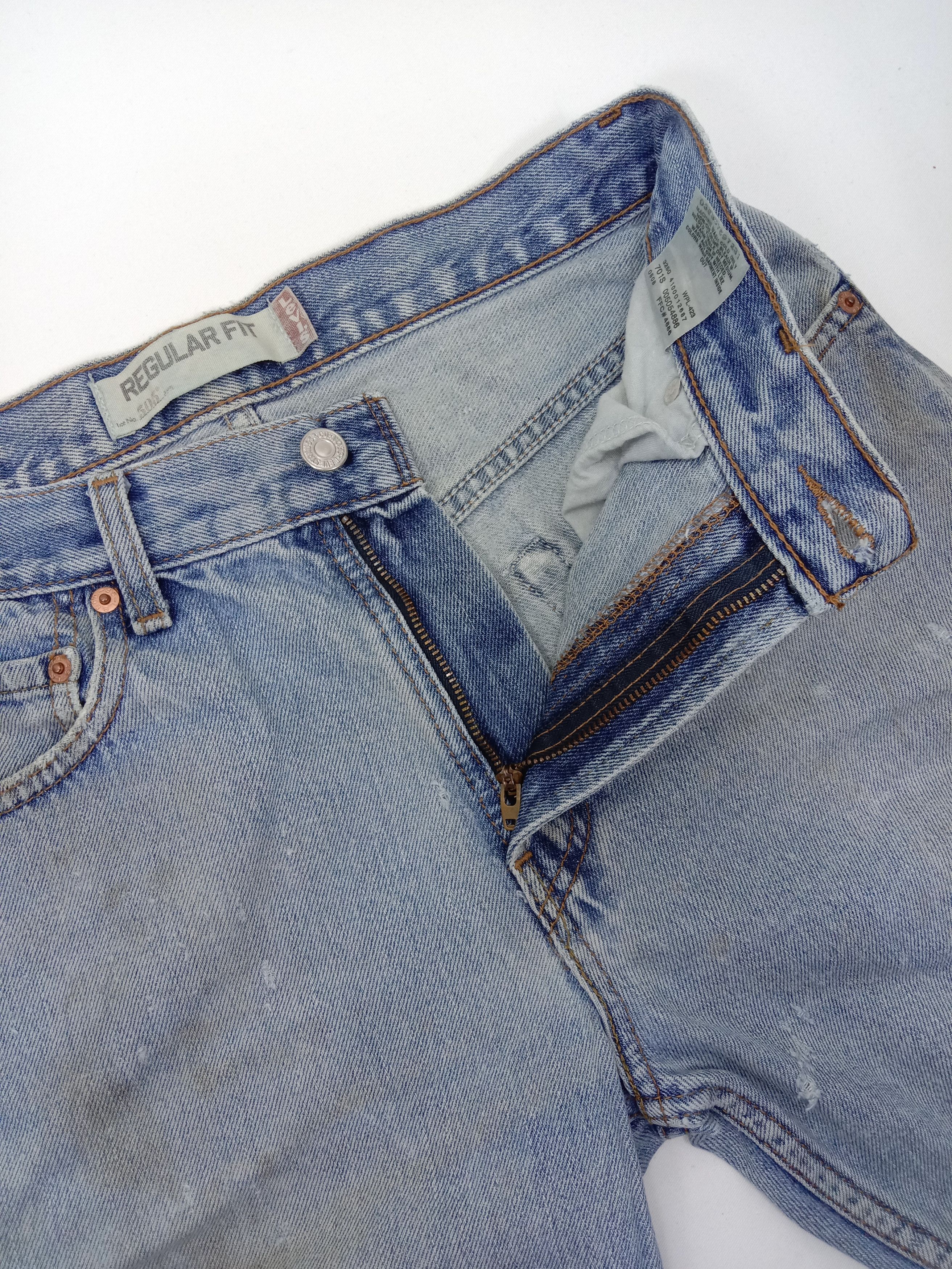 Levi's Vintage Levi's 505 Jeans Regular Fit Dirty Wash Denim Size 30" / US 8 / IT 44 - 9 Thumbnail