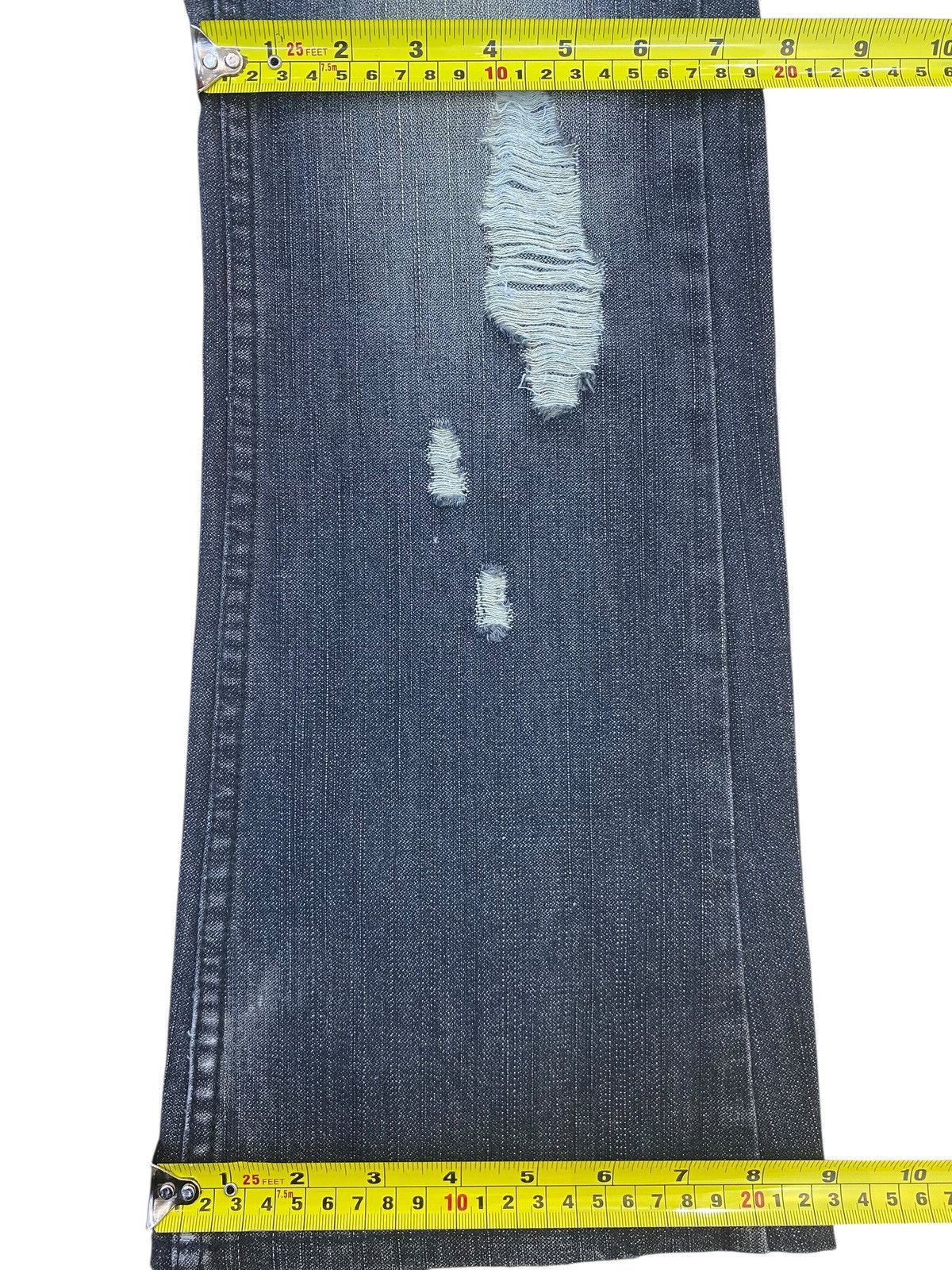Japanese Brand Japanese Brand Light Wash Ripped Style Flare Jeans Size US 29 - 9 Thumbnail