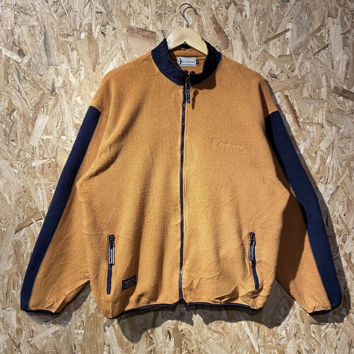 Sergio Tacchini × Vintage Vintage Sergio Tacchini Polar Fleece Jackets Malden Mills Size US XL / EU 56 / 4 - 1 Thumbnail