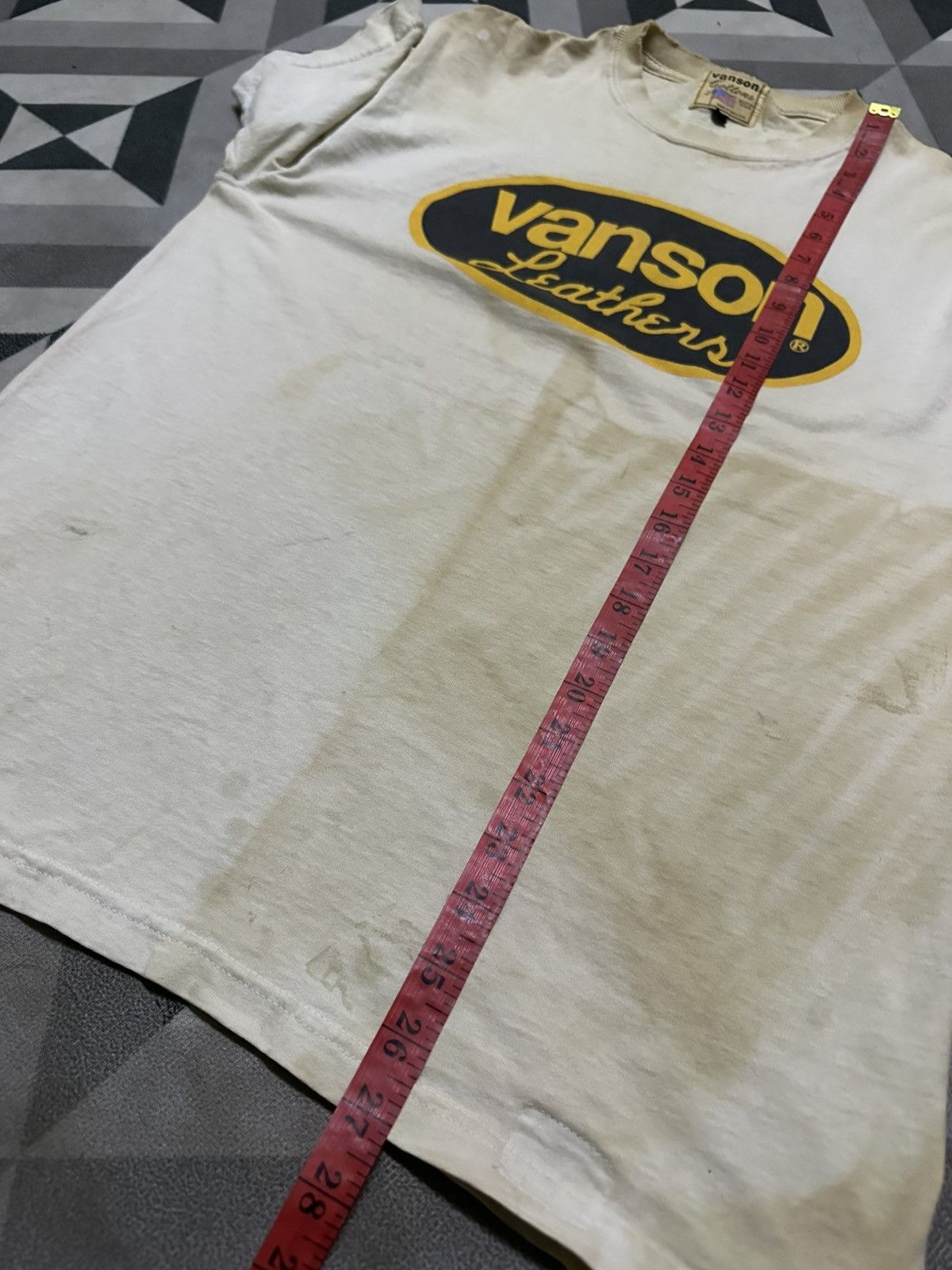 Vanson Leathers sunfaded vanson leather tshirt usa size M Size US M / EU 48-50 / 2 - 8 Thumbnail