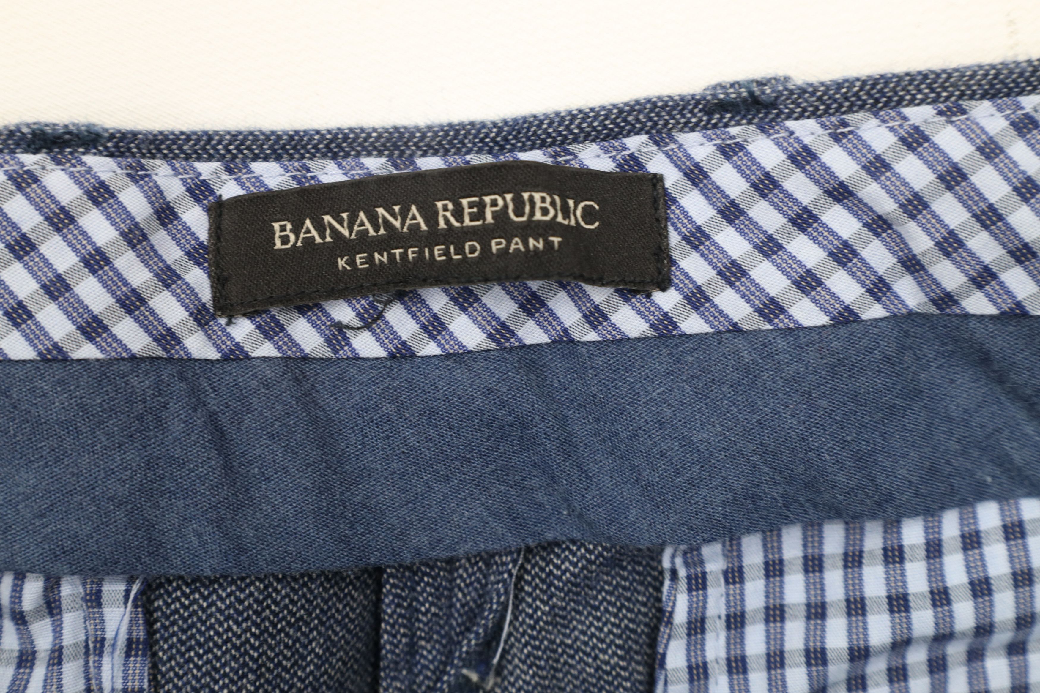 Banana Republic × Vintage Banana Republic Straight Leg Chino Pants Trousers Blue Size US 32 / EU 48 - 6 Thumbnail