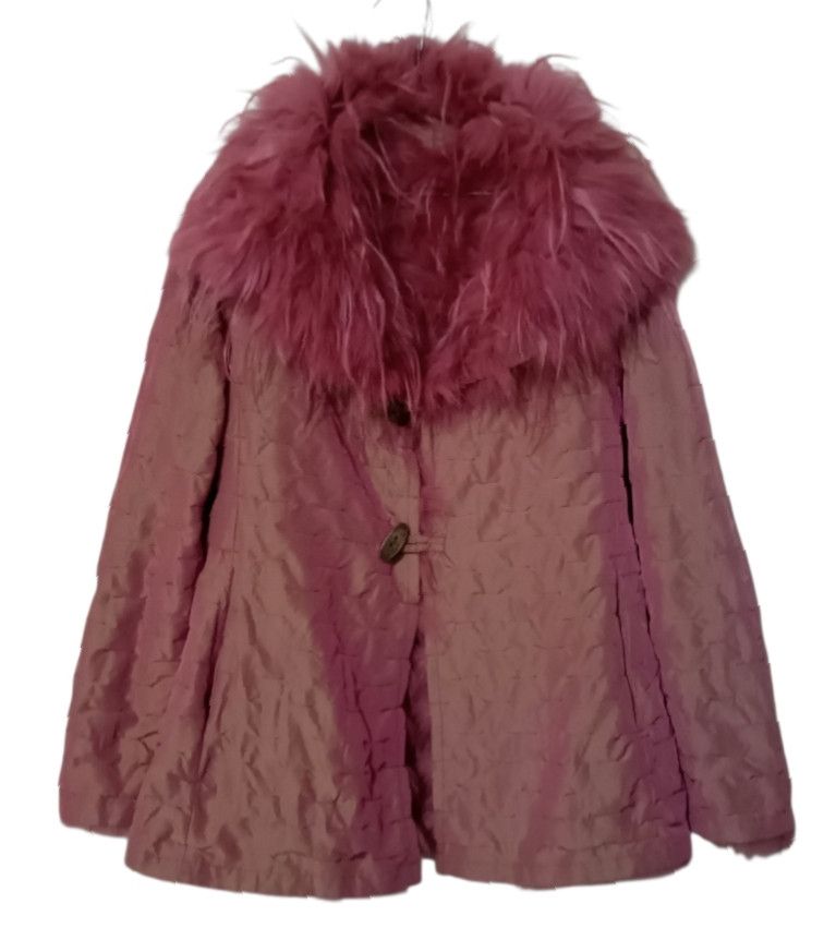 If Six Was Nine Mongolia Fur Coat Size M / US 6-8 / IT 42-44 - 2 Thumbnail