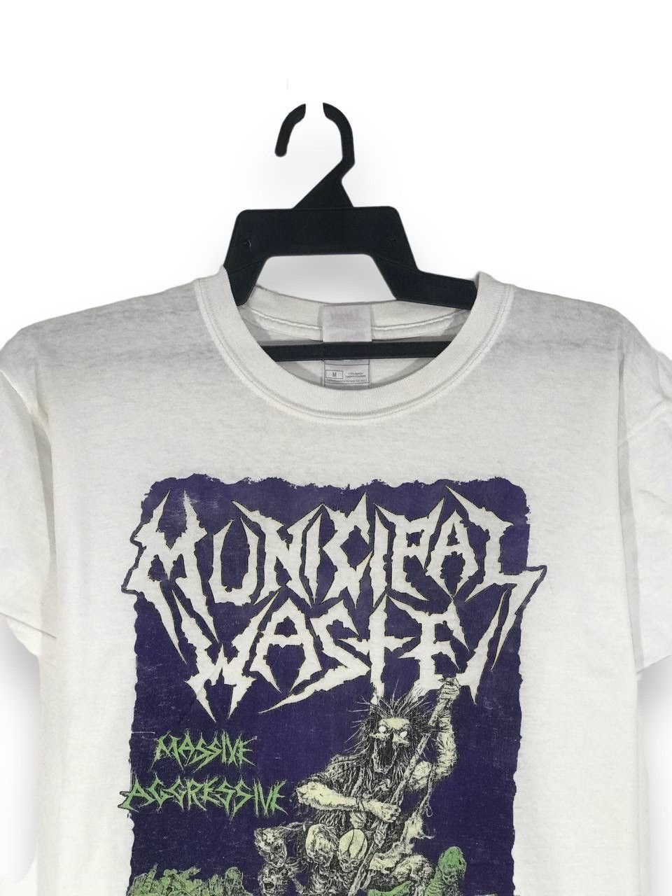 Band Tees Vintage Municipal waste trash hardcore band Size US M / EU 48-50 / 2 - 2 Thumbnail