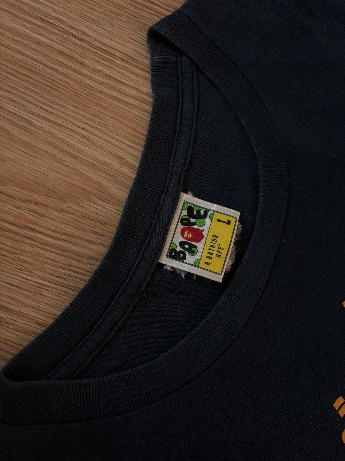Bape Bape Katakana College Tee A Bathing Ape Size US L / EU 52-54 / 3 - 3 Thumbnail