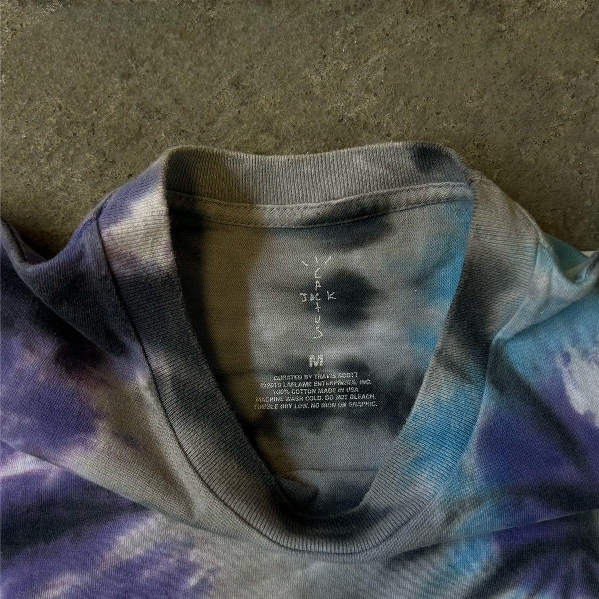 Band Tees × Travis Scott 2019 Astroworld Festival Official Souvenir Tie Dye T-shirt Size US M / EU 48-50 / 2 - 6 Thumbnail