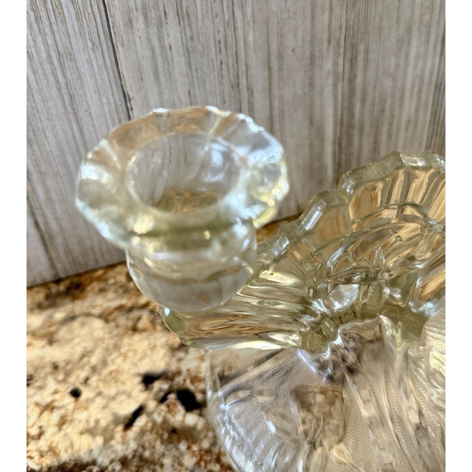 Other Antique Jeanette Sunburst Herringbone Two Candelabra, 1930s Size ONE SIZE - 6 Thumbnail